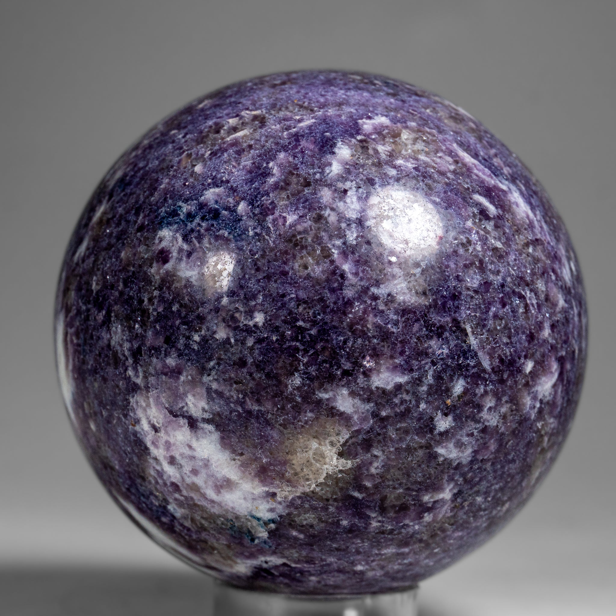 Genuine Polished Lepidolite (3") Sphere from Madagascar (1.8 lbs)