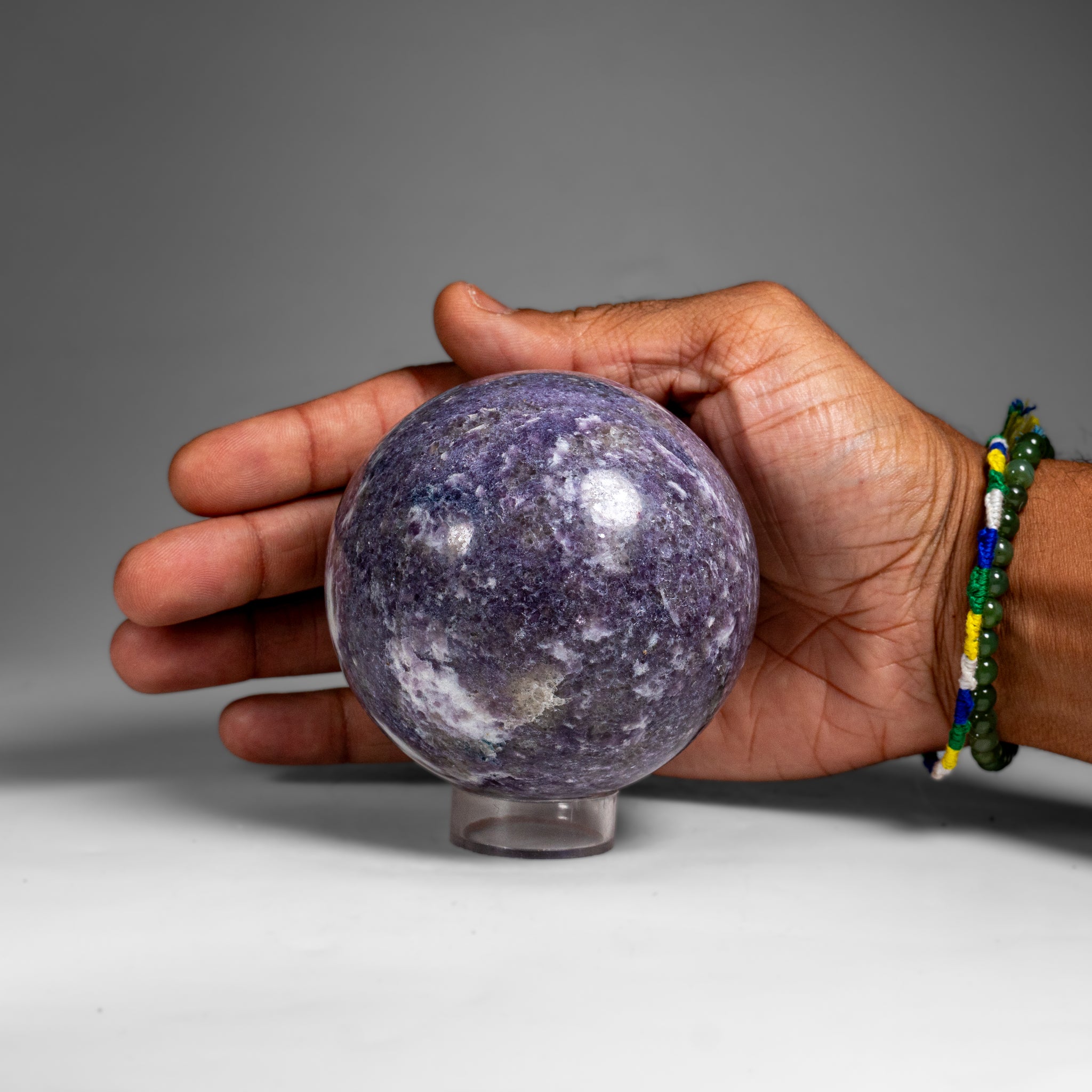 Genuine Polished Lepidolite (3") Sphere from Madagascar (1.8 lbs)