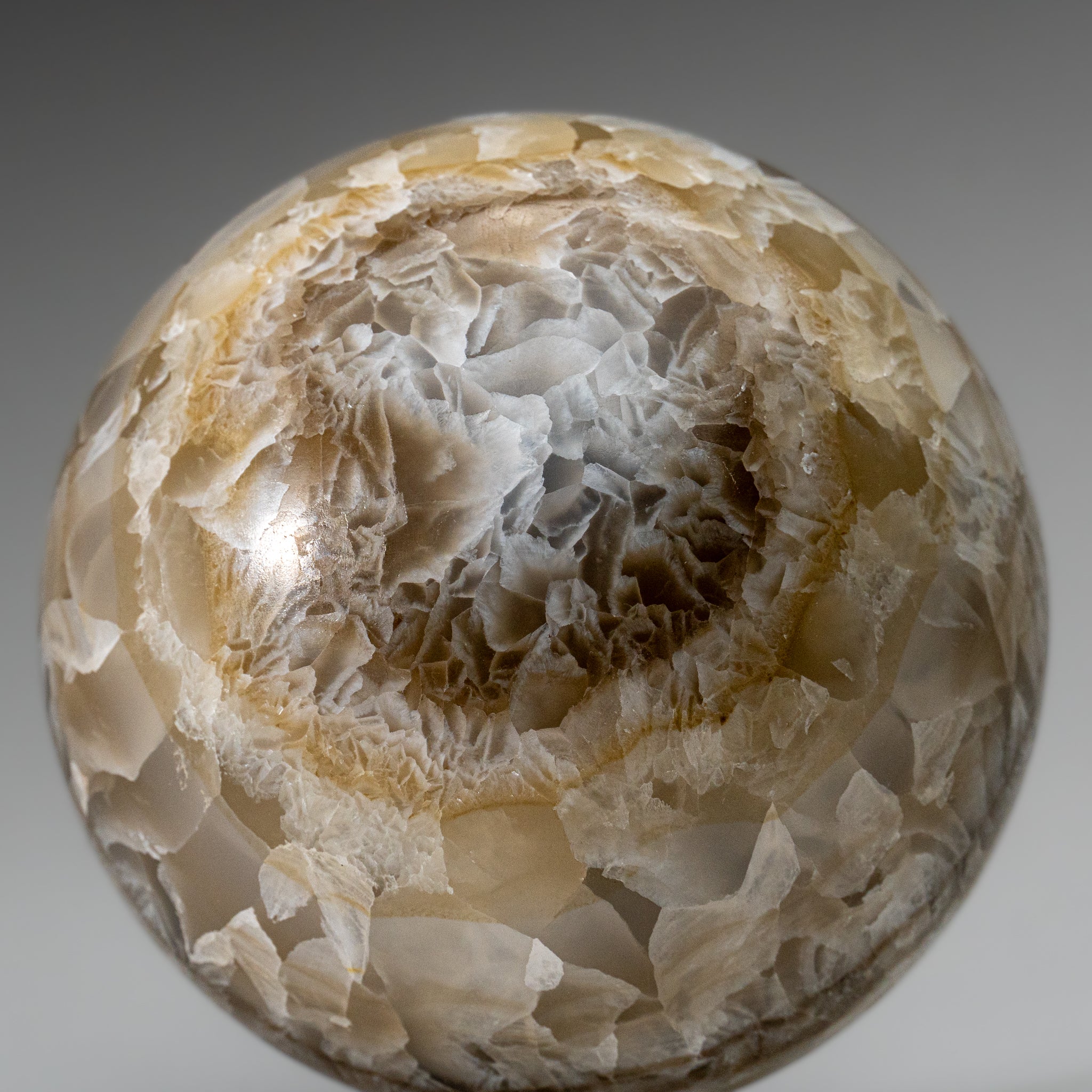 Polished Banded Onyx Sphere from Mexico (5.6 lbs)