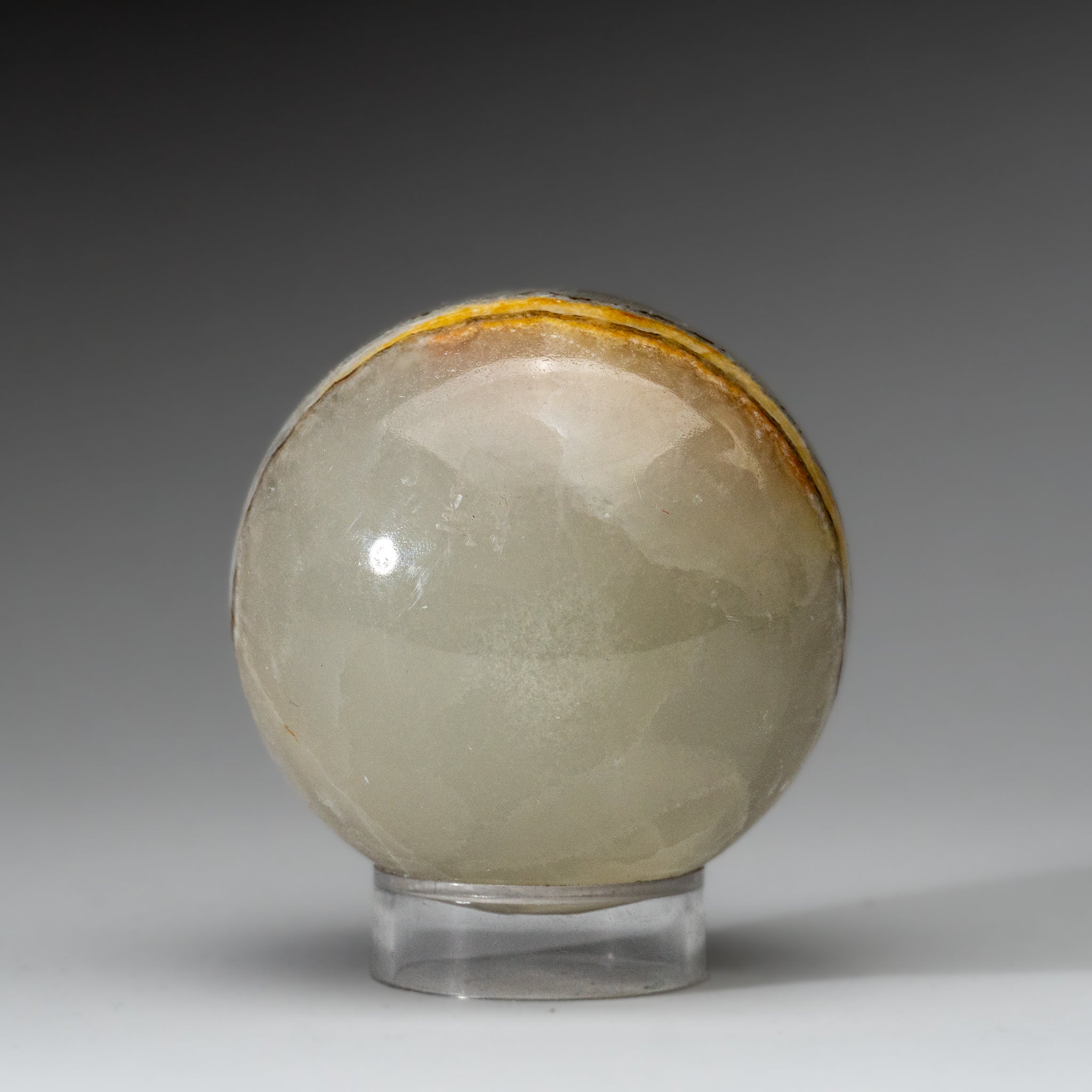 Polished Banded Onyx Sphere from Mexico (1.8 lbs)