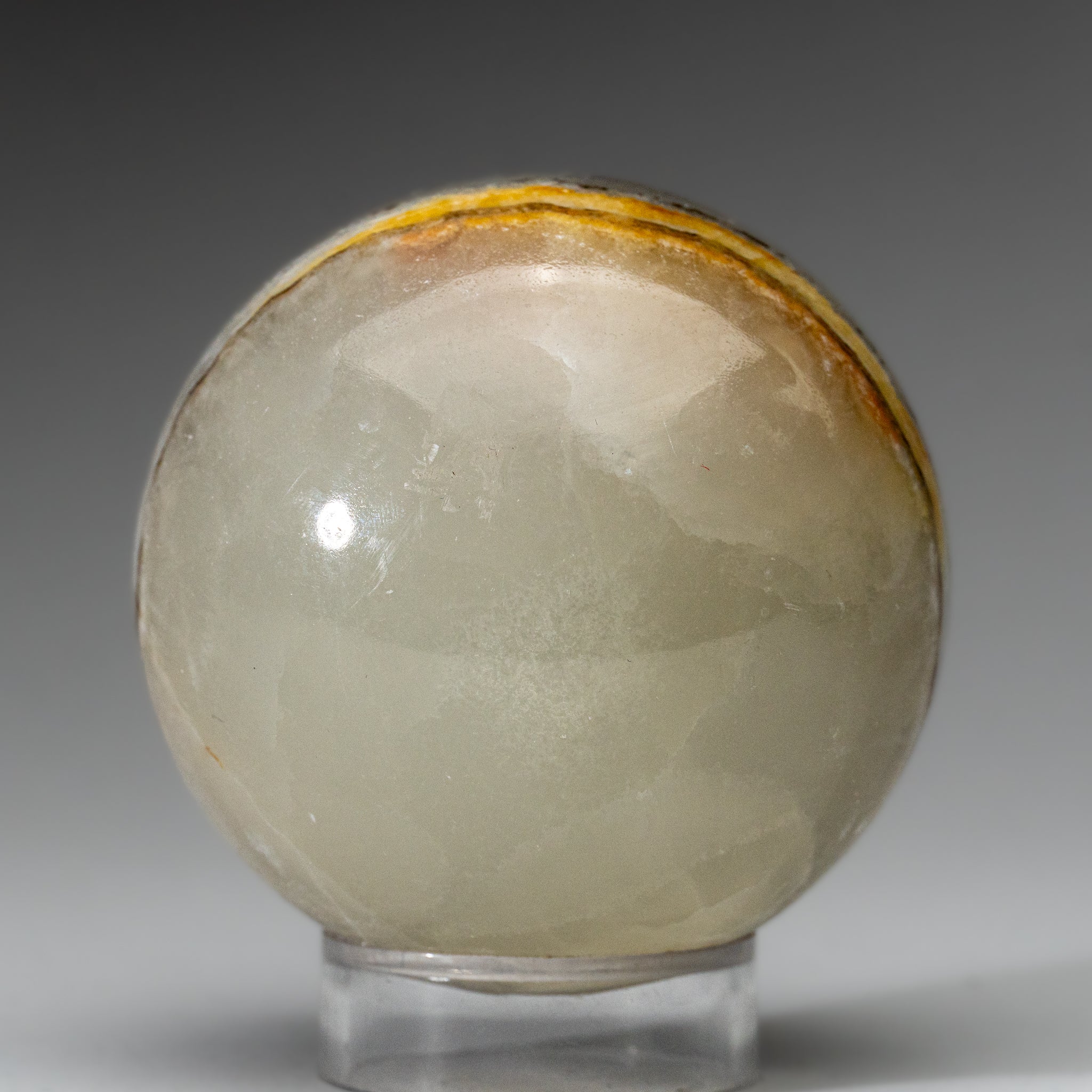Polished Banded Onyx Sphere from Mexico (1.8 lbs)