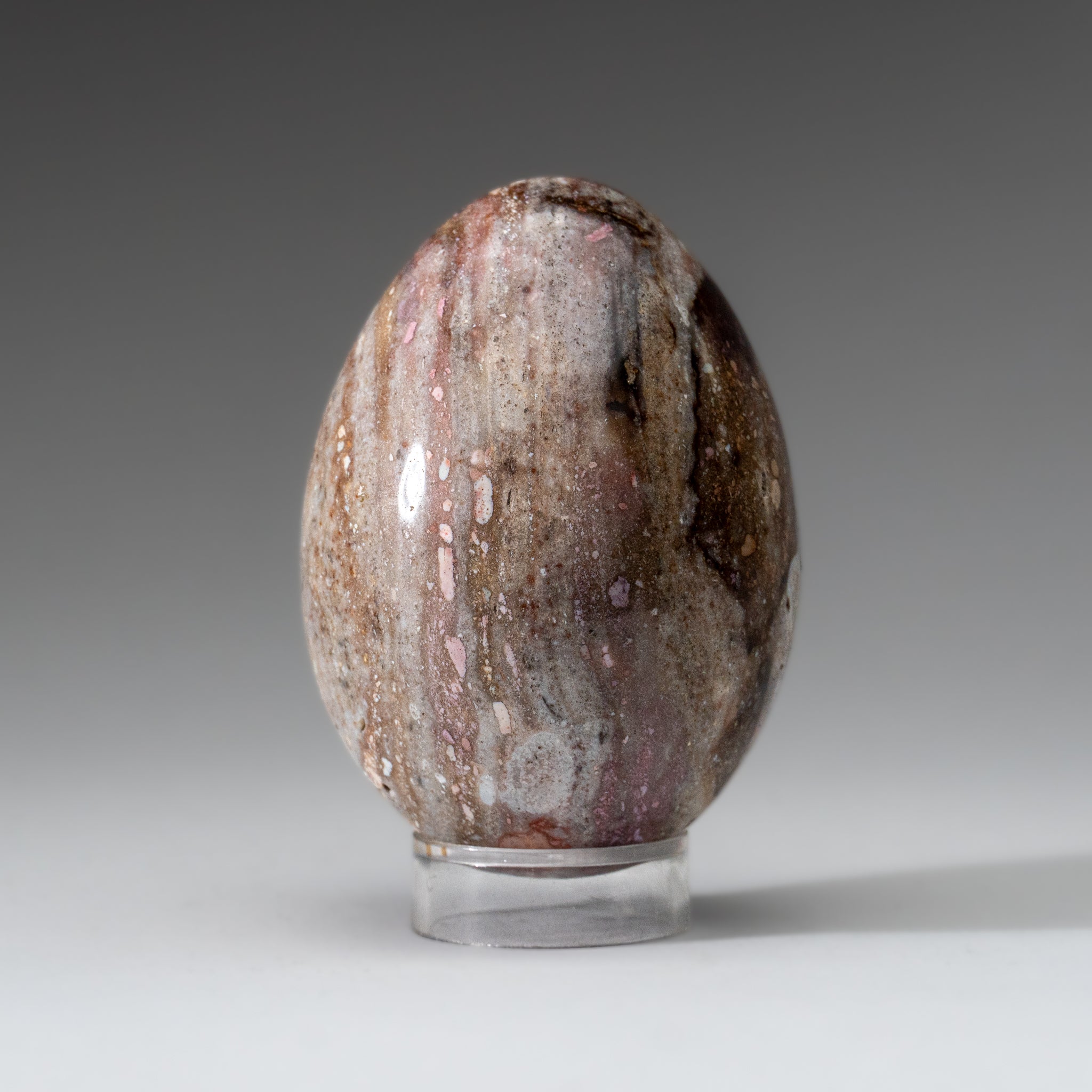 Genuine Polished Ocean Jasper Egg from Madagascar (.7 lbs)