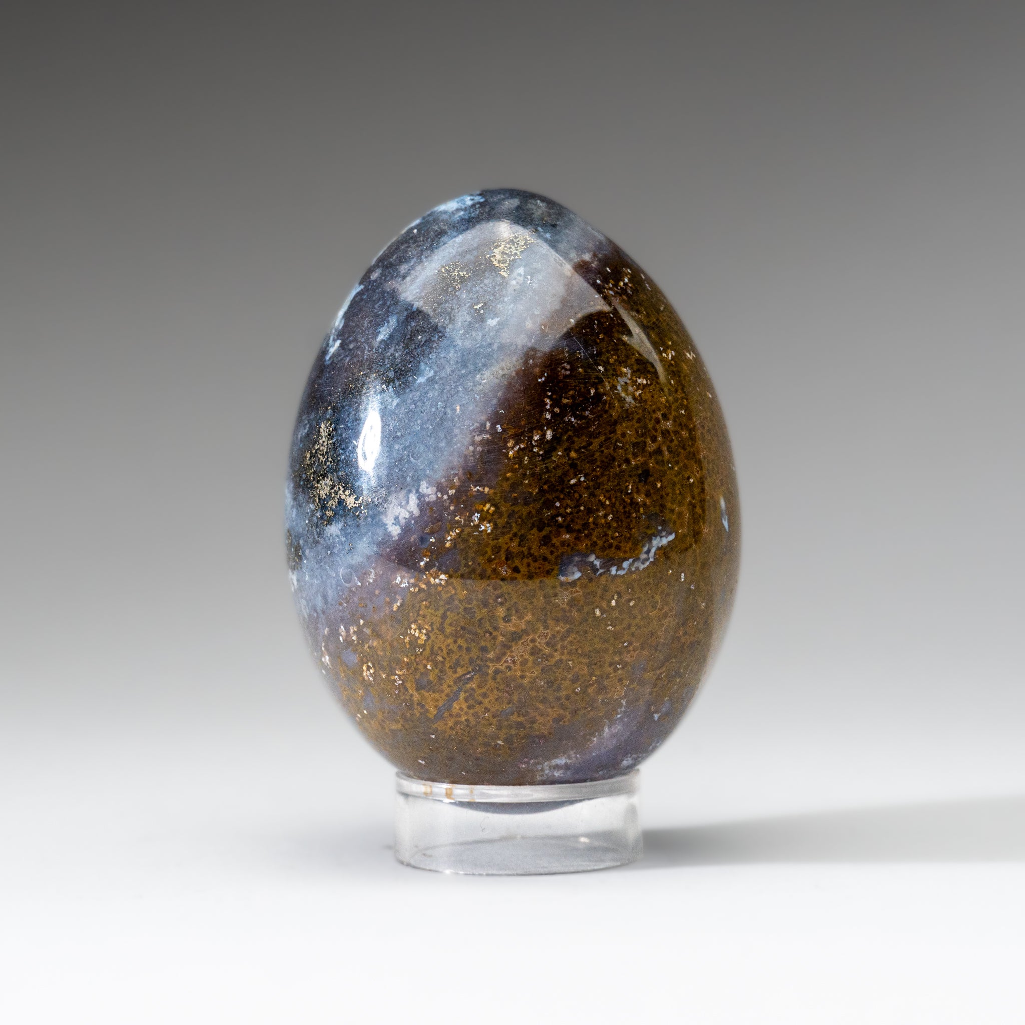 Genuine Polished Ocean Jasper Egg from Madagascar (.8 lbs)