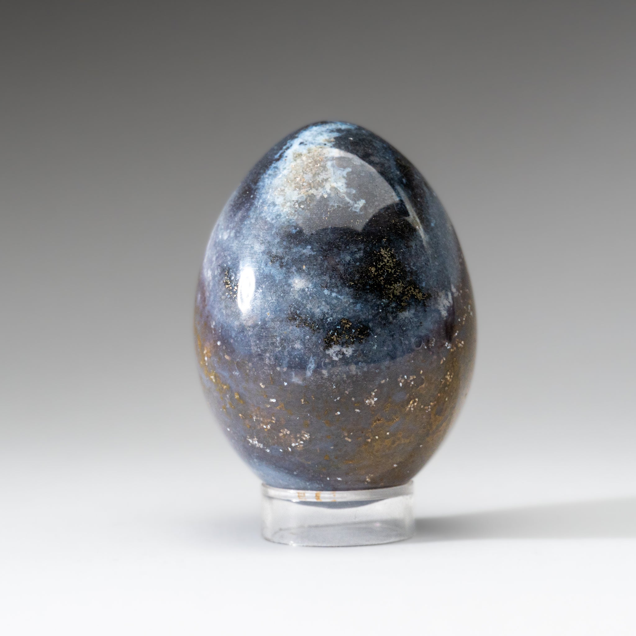 Genuine Polished Ocean Jasper Egg from Madagascar (.8 lbs)