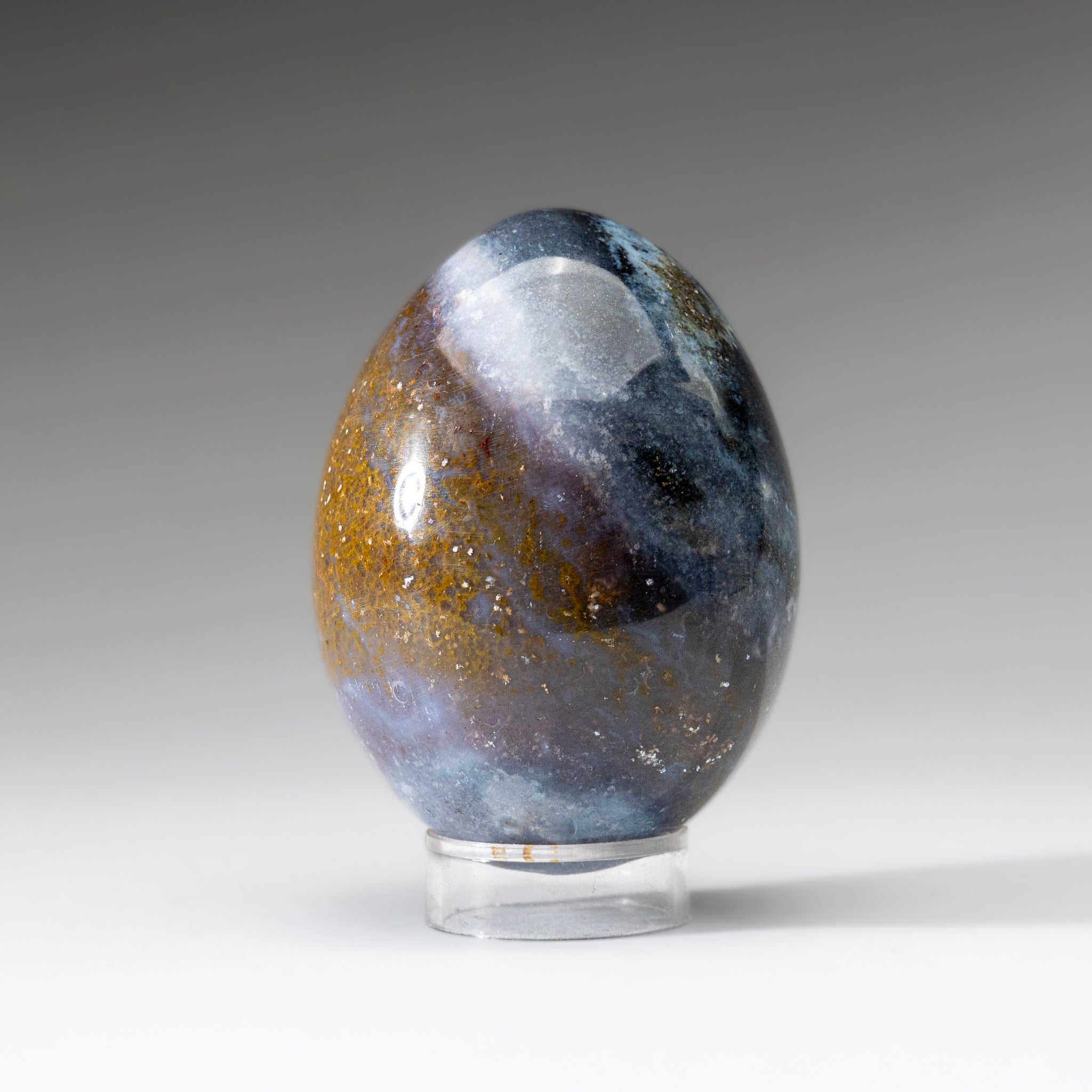 Genuine Polished Ocean Jasper Egg from Madagascar (.8 lbs)