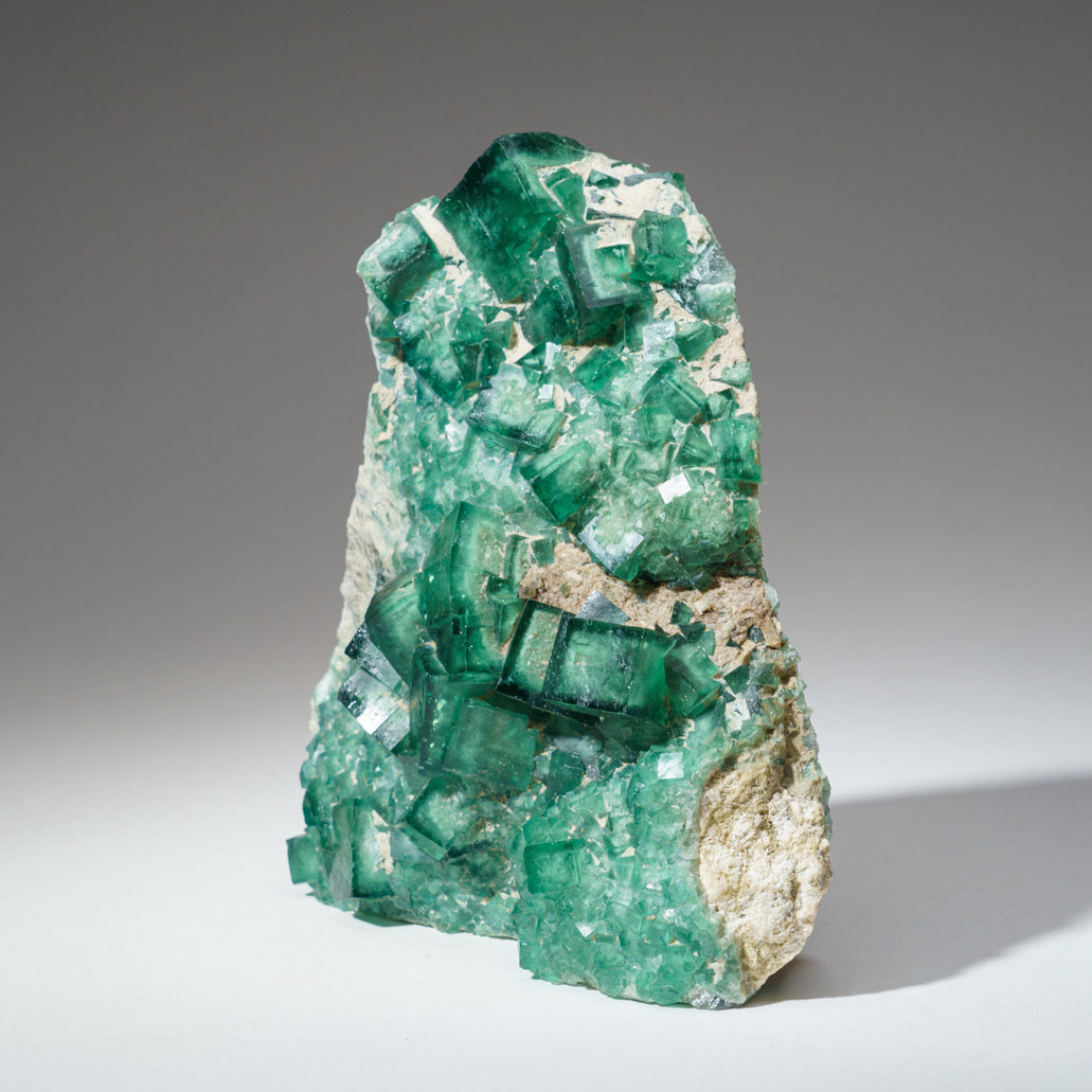 Pierre Brute Fluorite Verte D'Afghanistan - 34.00 Carats - Taille Main, Non Chauffée
