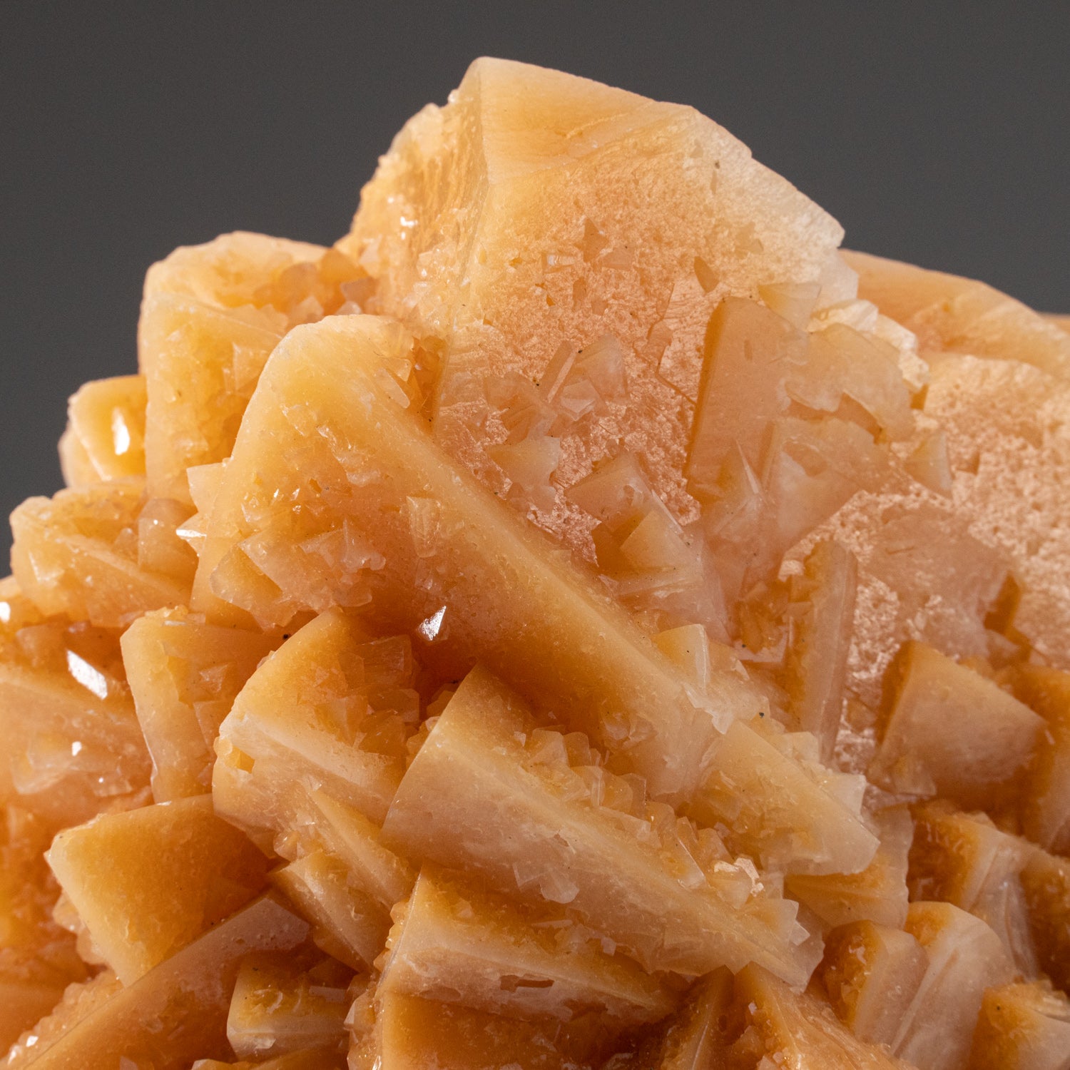 Yellow Calcite Crystal from Elmwood Mine, Tennessee