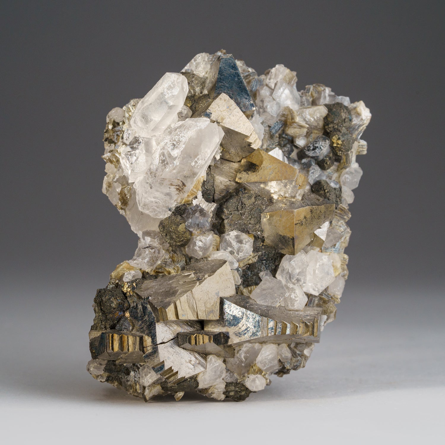 Arsenopyrite with Quartz from Huanggang Mine, Kèshíkèténg Qí, Chifeng, Inner Mongolia, China