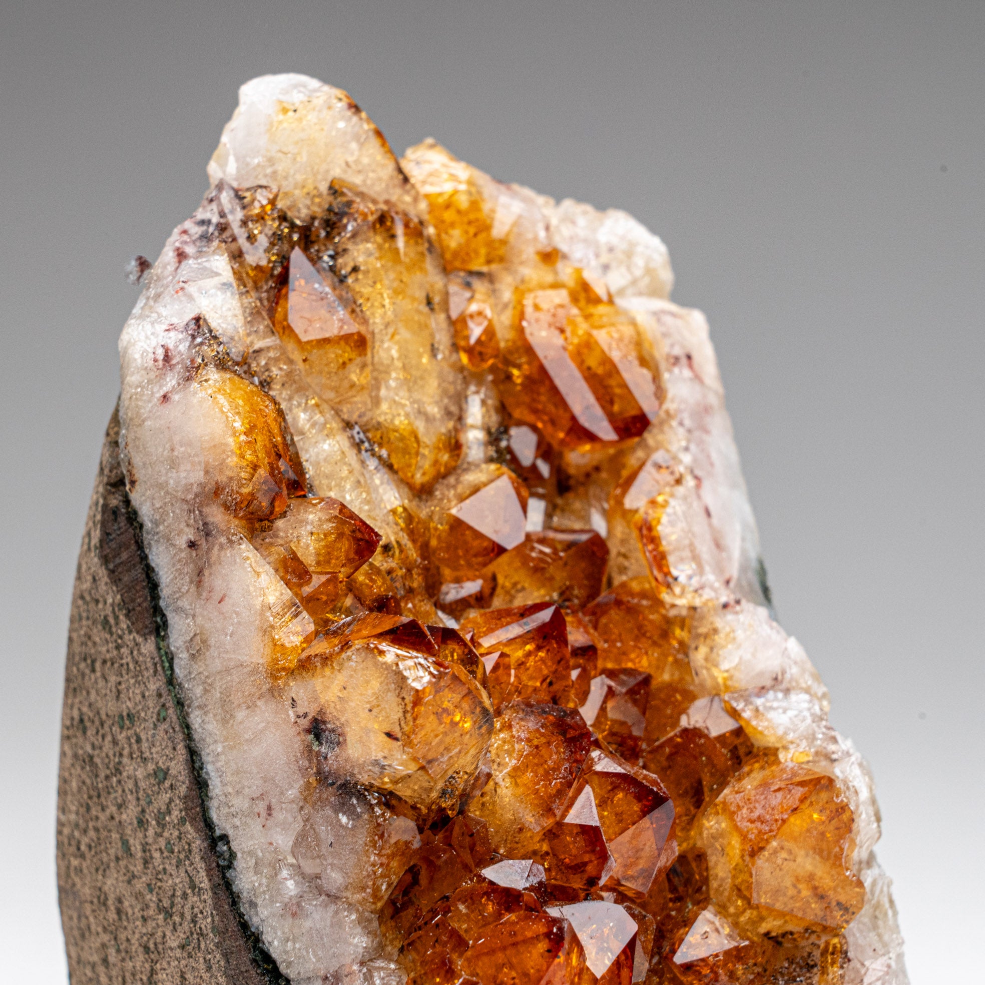 Genuine Citrine Quartz Crystal Cluster From Brazil (1.7 lbs)