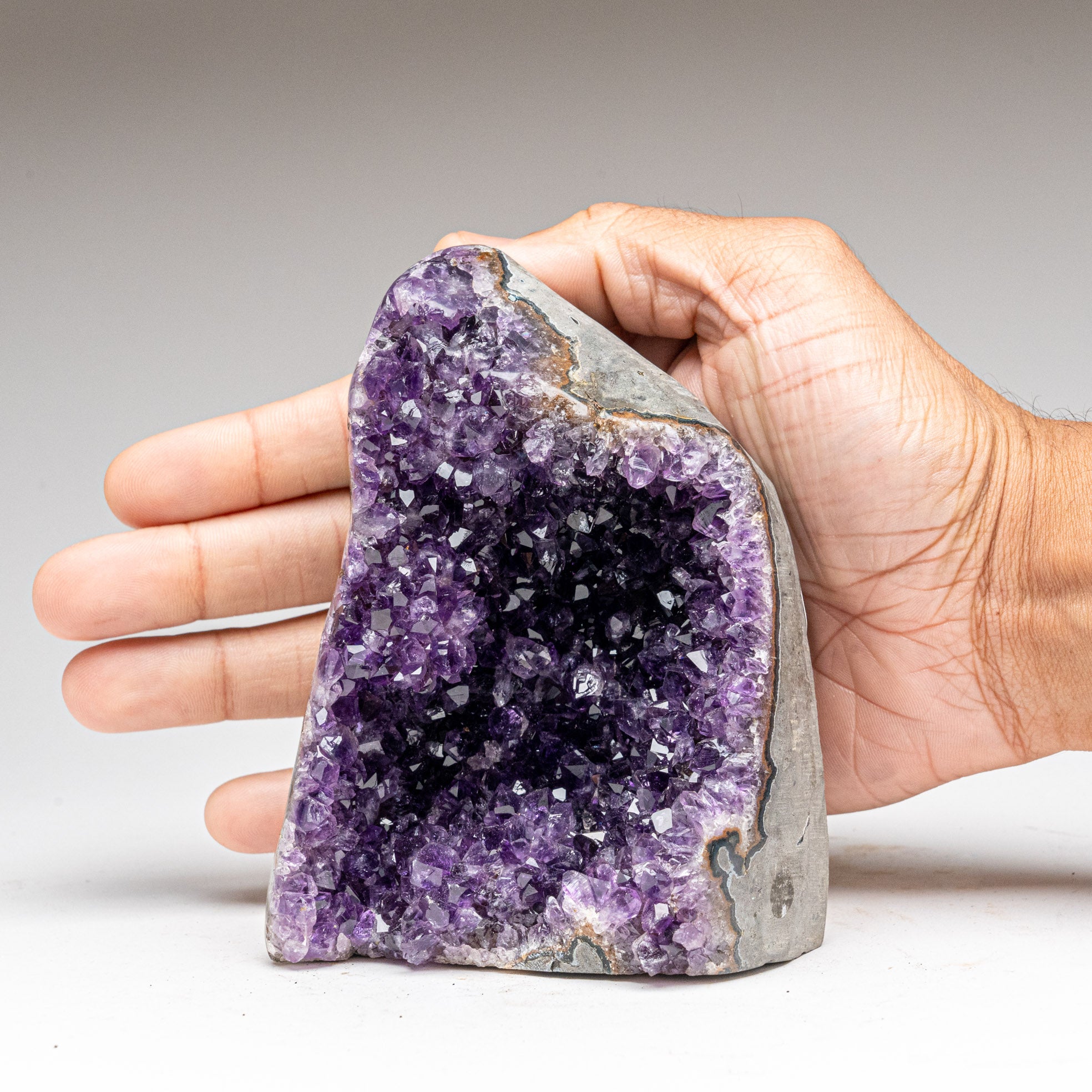 Genuine Amethyst Crystal Cluster from Brazil (1.9 lbs) ACC74