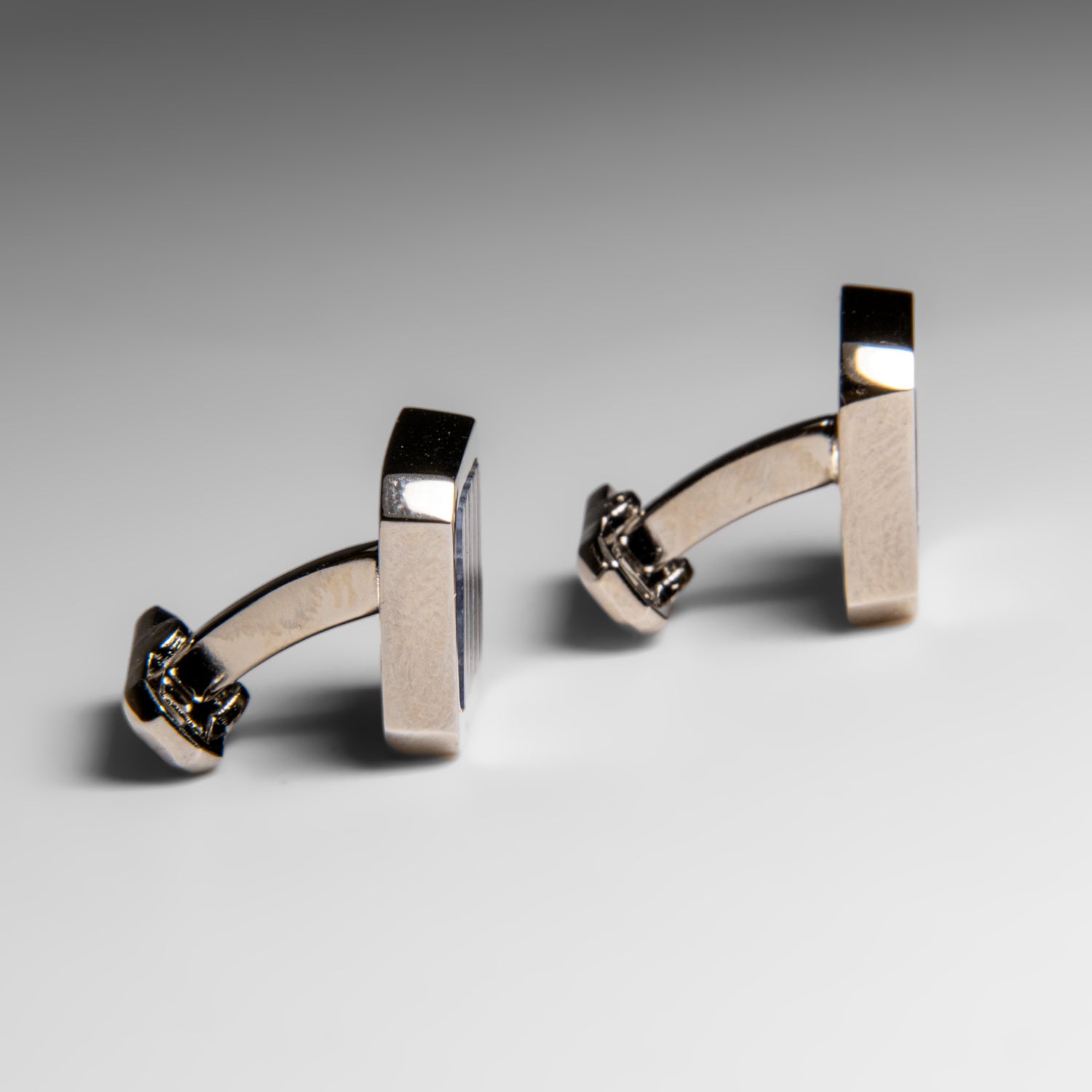 Genuine Stainless Steel Sodalite Cufflink