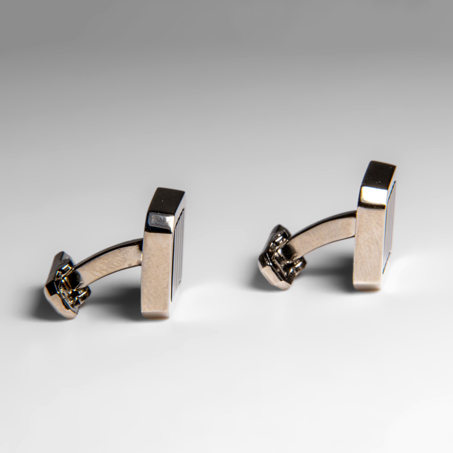 Genuine Stainless Steel Onyx Cufflink