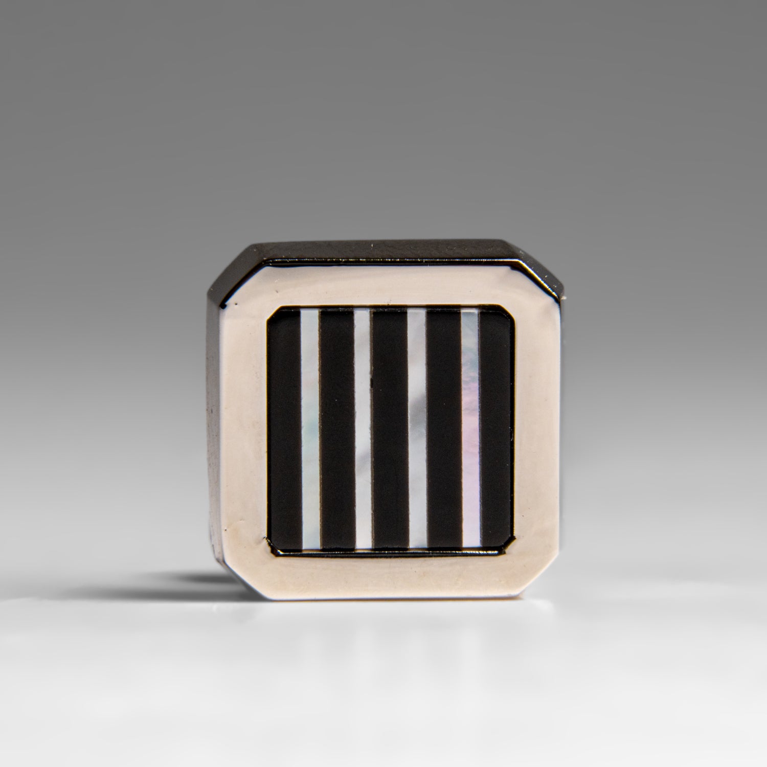 Genuine Stainless Steel Onyx Cufflink