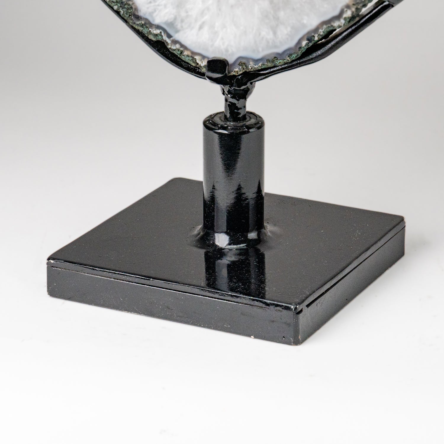 Genuine Amethyst Geode Slice on Stand from Uruguay (13 lbs)