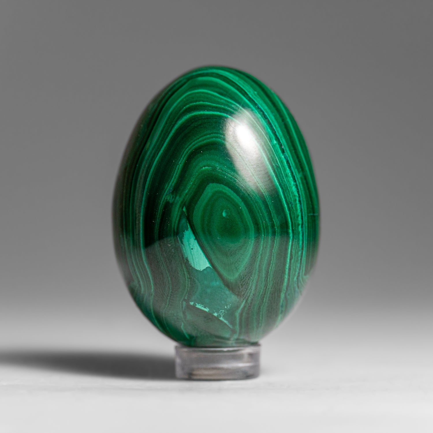 Genuine Polished Malachite Egg (160 grams)