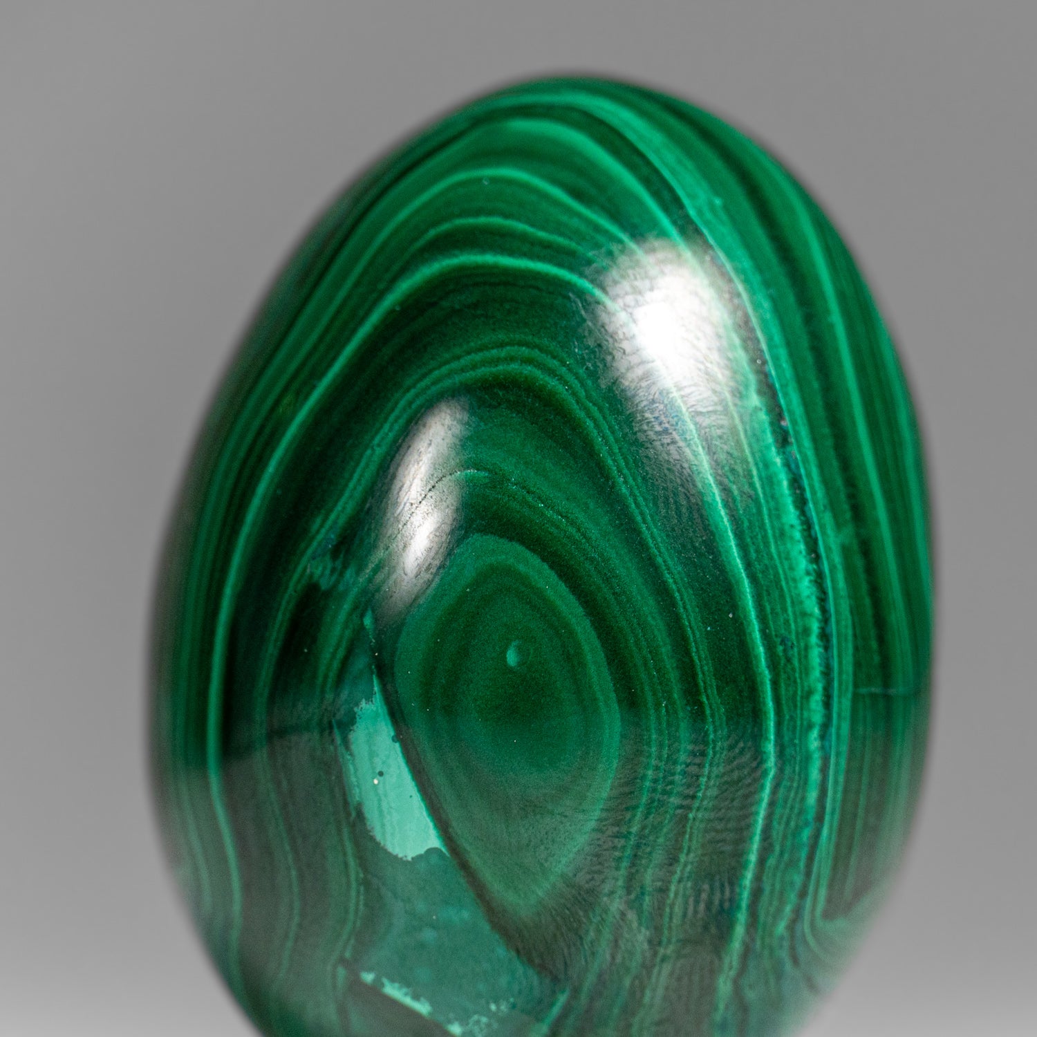 Genuine Polished Malachite Egg (160 grams)
