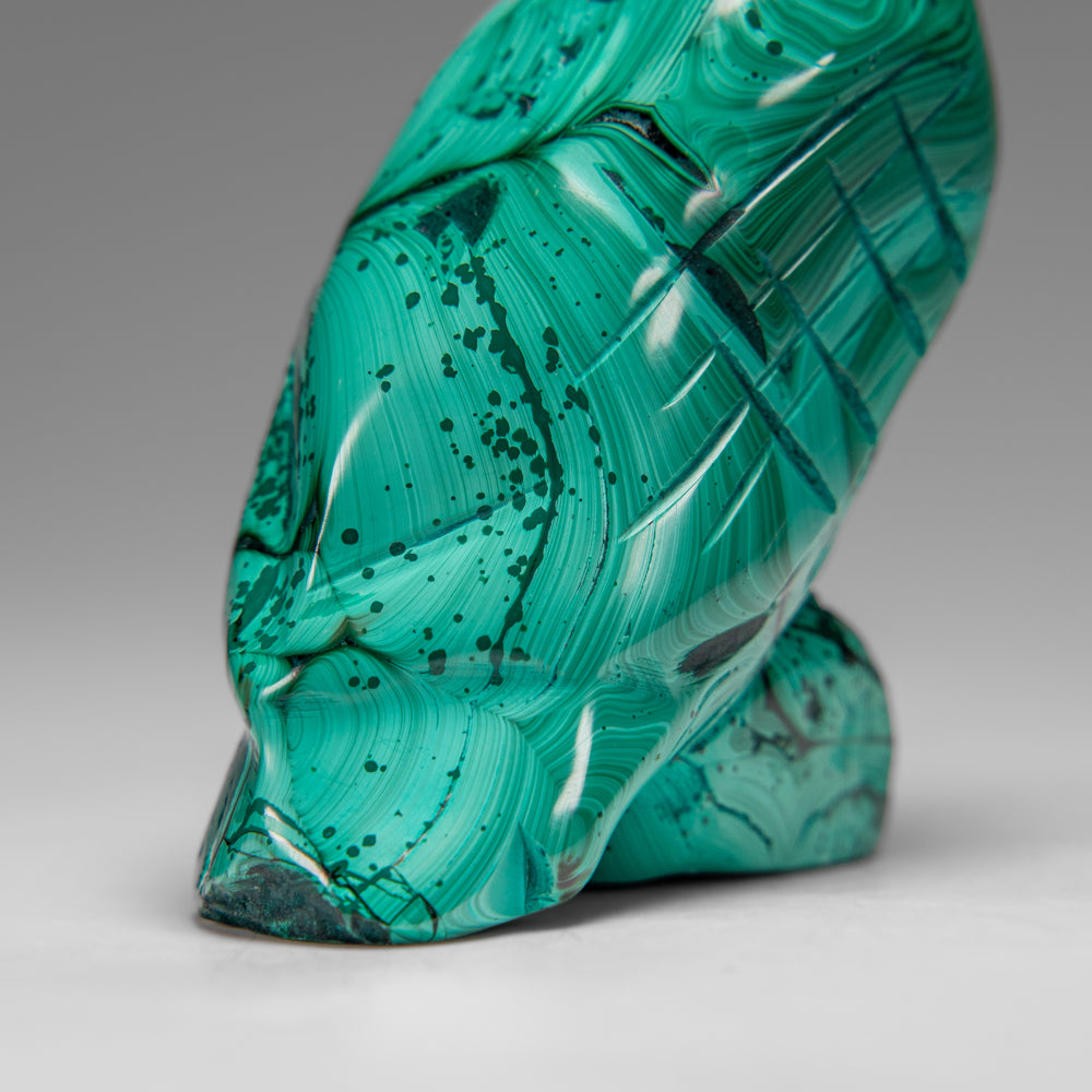 Genuine Polished Malachite Eagle Carving (175.9 grams)