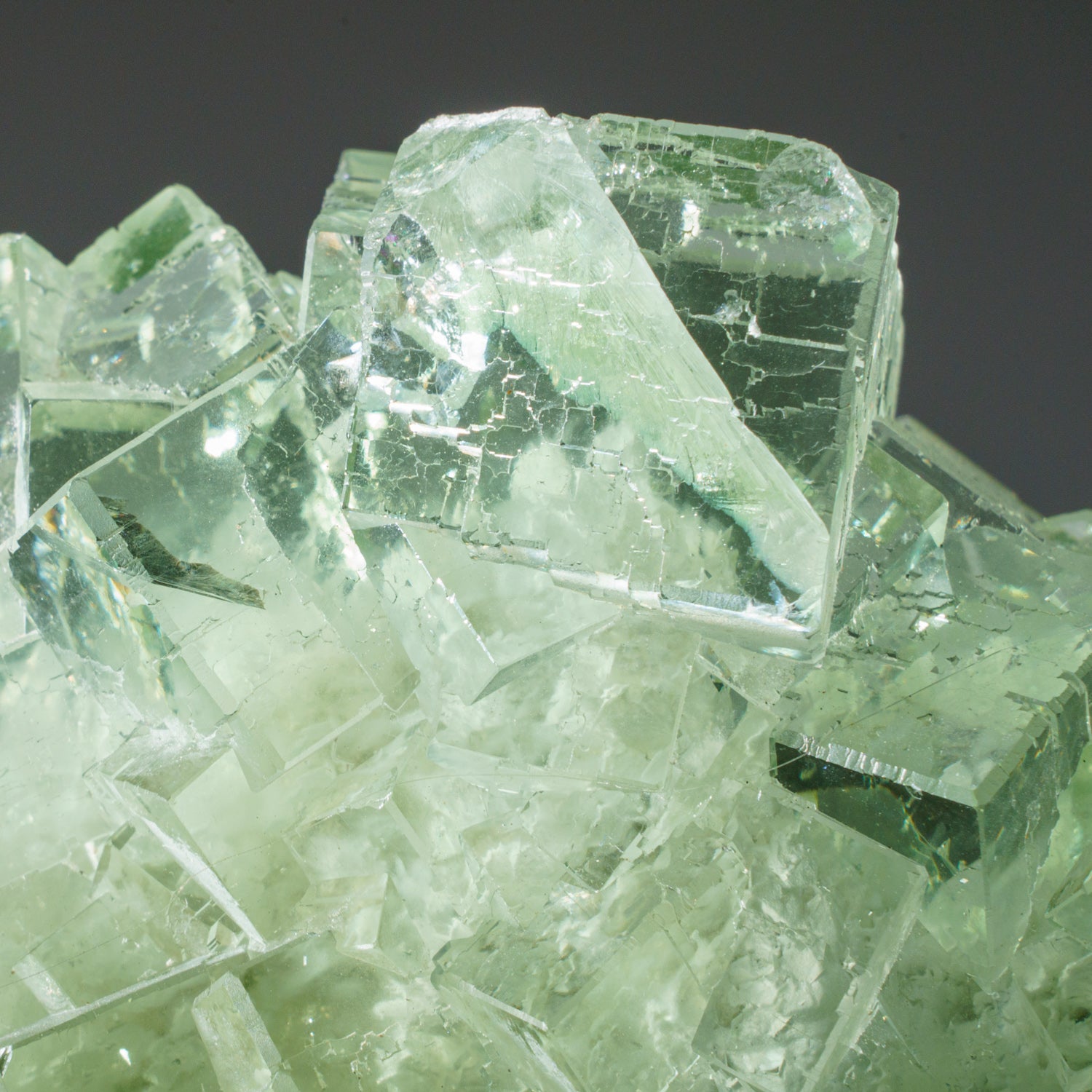 Green Fluorite from Xianghualing Mine, Chenzhou, Hunan, China