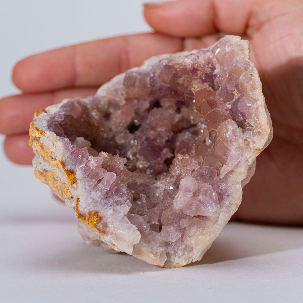 Pink Amethyst Geode Cluster from Neuquean Argentina (256.4 grams)