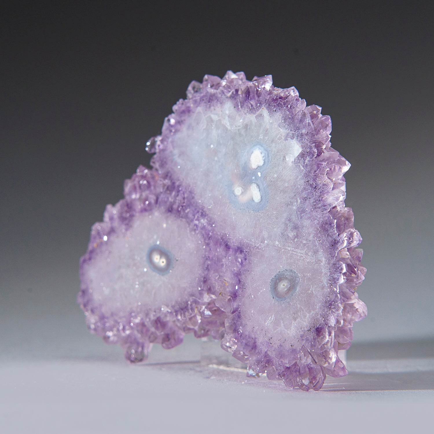 Amethyst Stalactite Slice from Uruguay (231.7 grams)