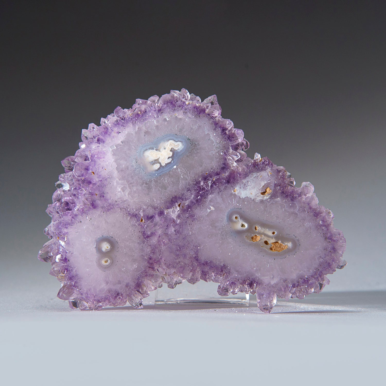 Amethyst Stalactite Slice from Uruguay (231.7 grams)