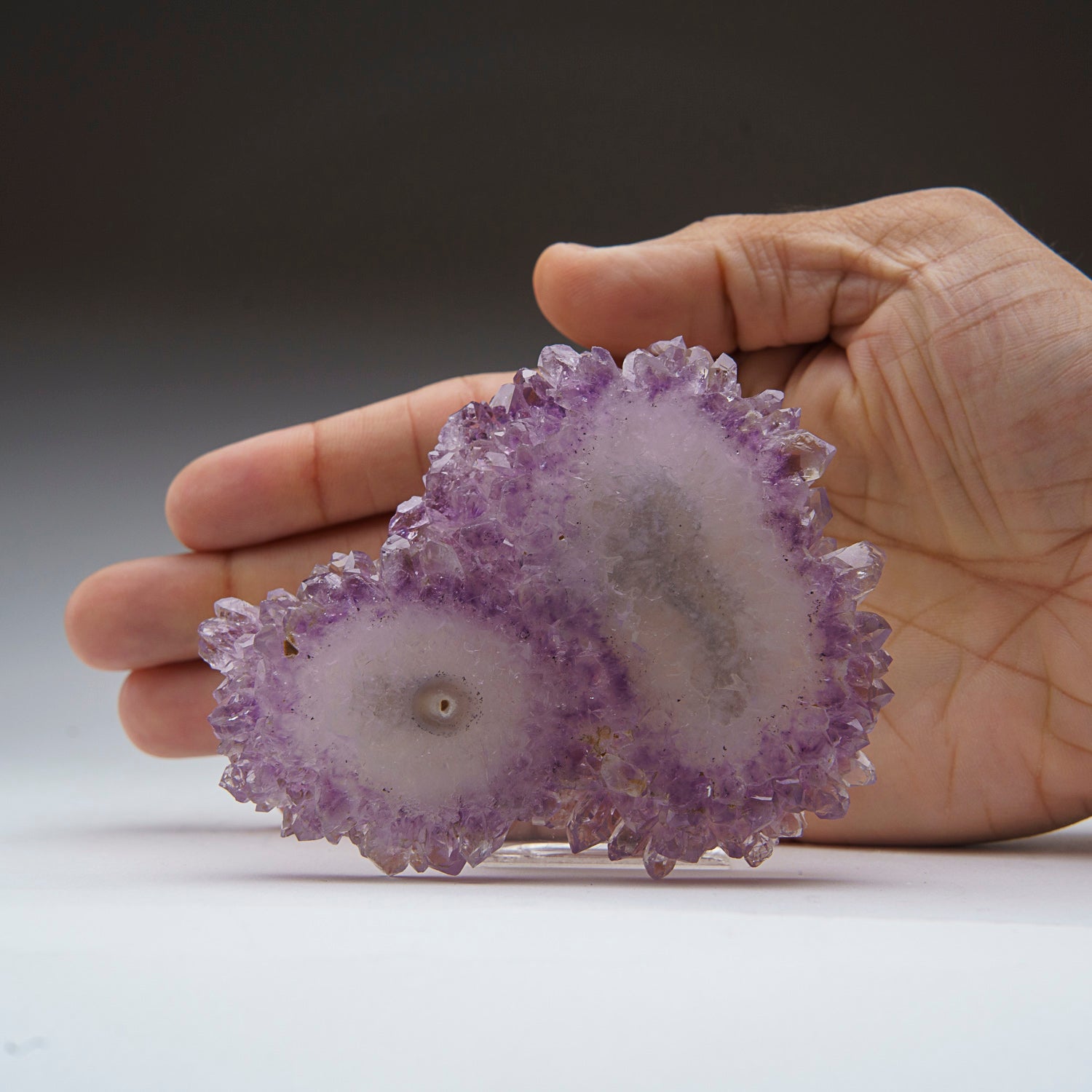 Amethyst Stalactite Slice from Uruguay (165.5 grams)