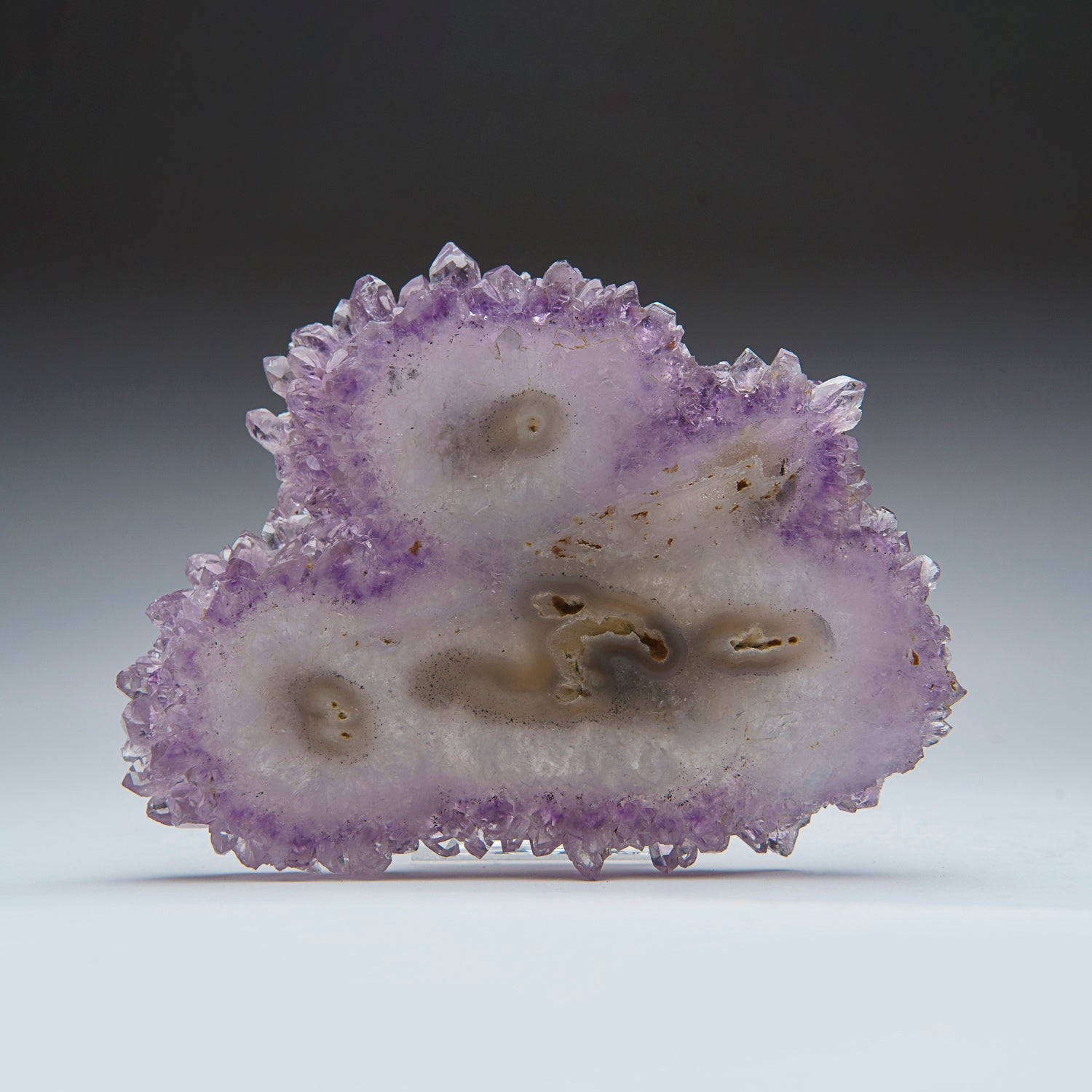 Amethyst Stalactite Slice from Uruguay (233.7 grams)