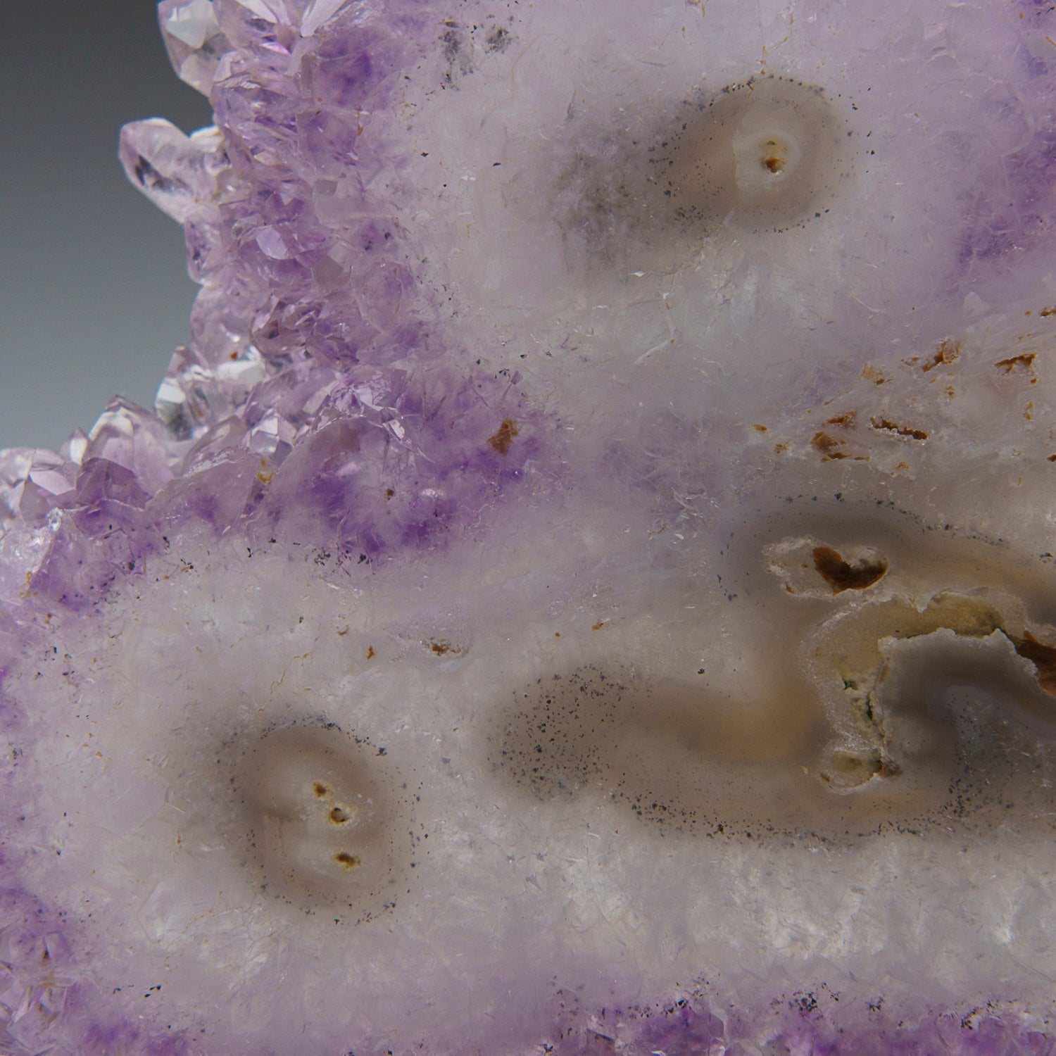 Amethyst Stalactite Slice from Uruguay (233.7 grams)