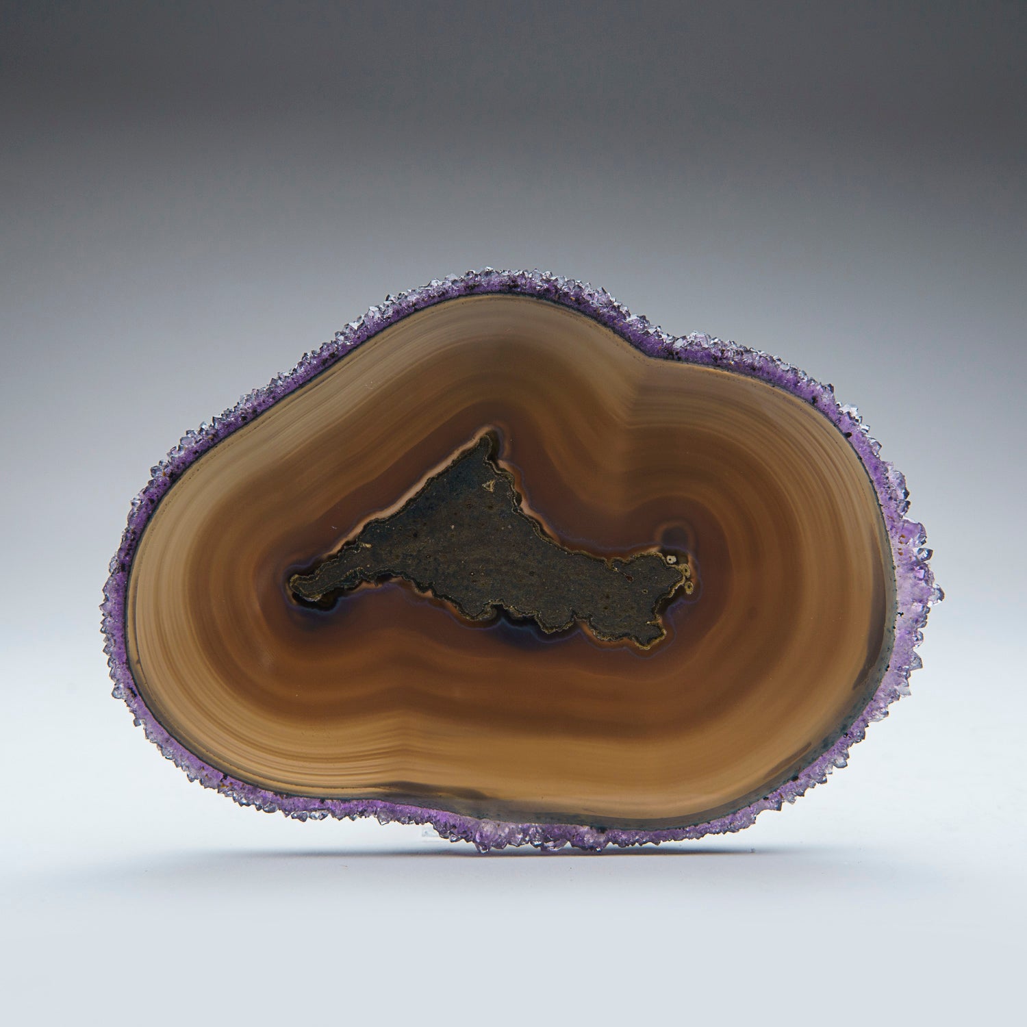 Amethyst Stalactite Slice from Uruguay (235.1 grams)