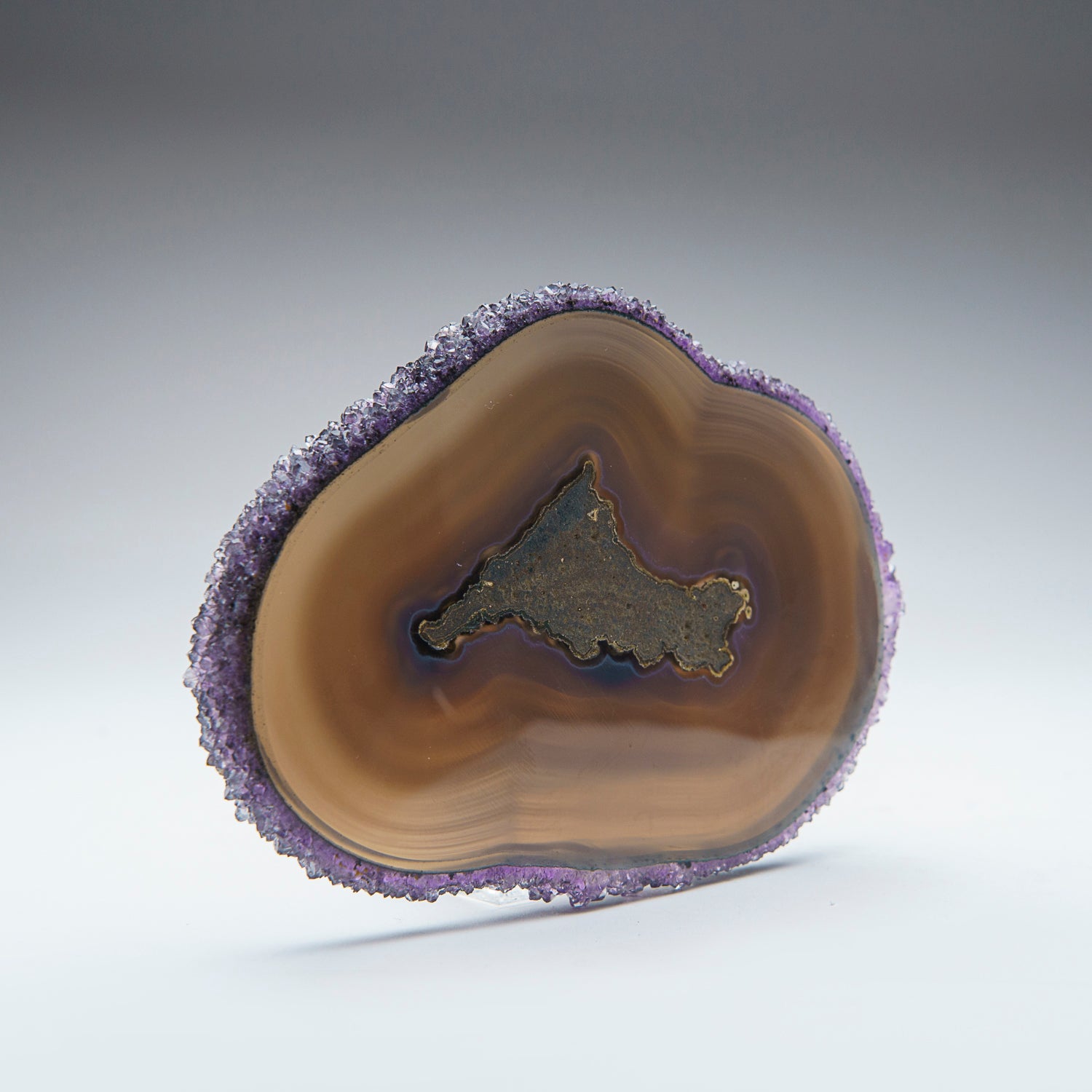 Amethyst Stalactite Slice from Uruguay (235.1 grams)