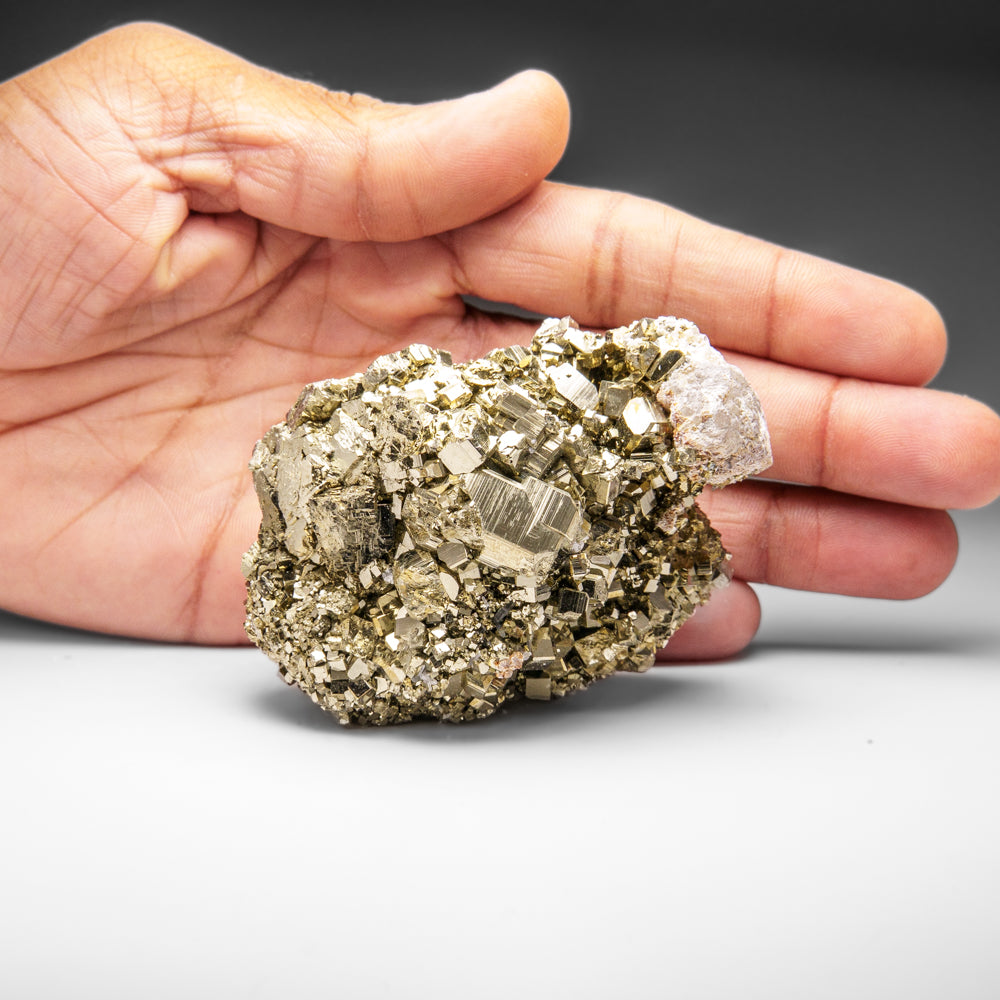 Pyrite Cluster from Huanuco Province, Peru (382.2 grams)