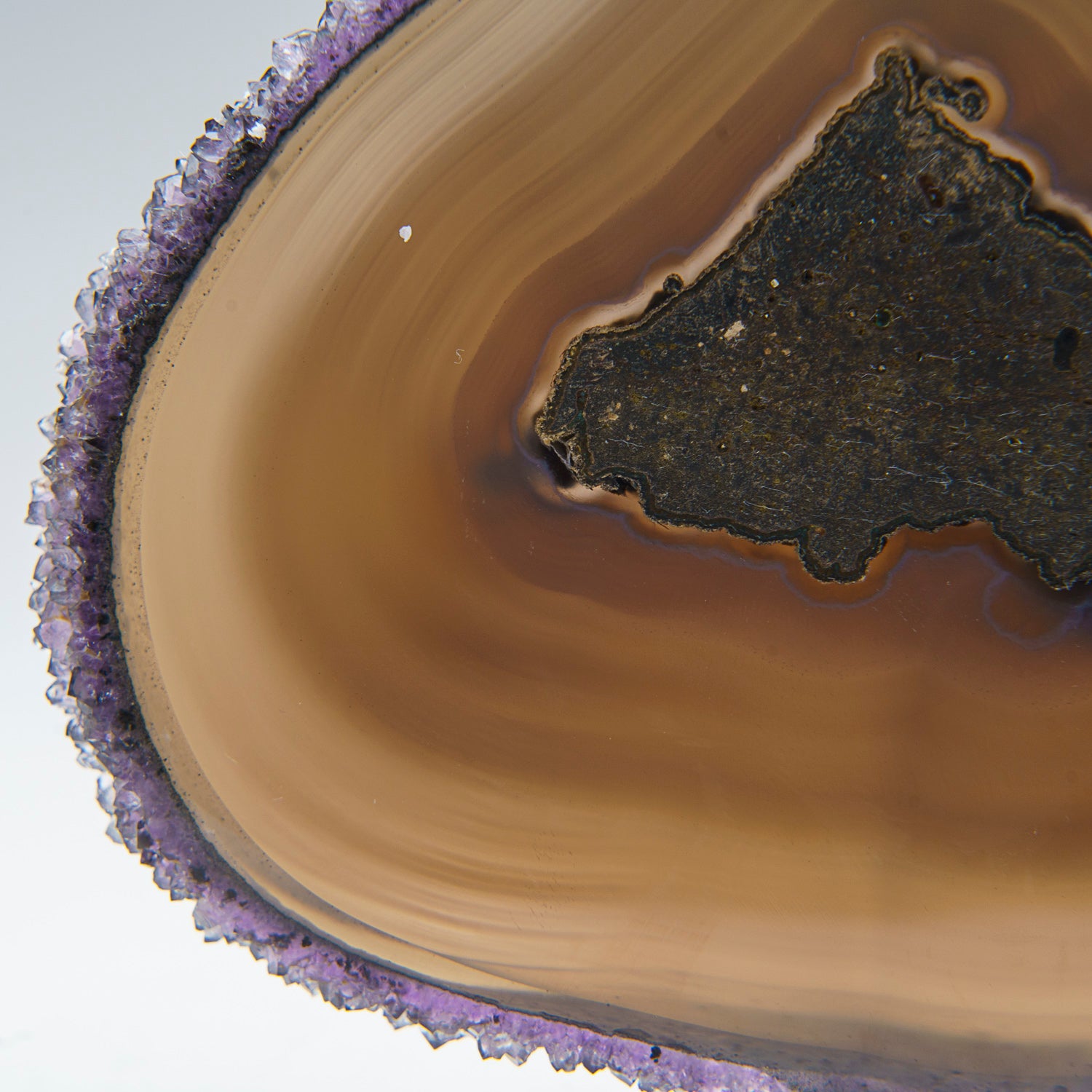 Amethyst Stalactite Slice from Uruguay (219.5 grams)