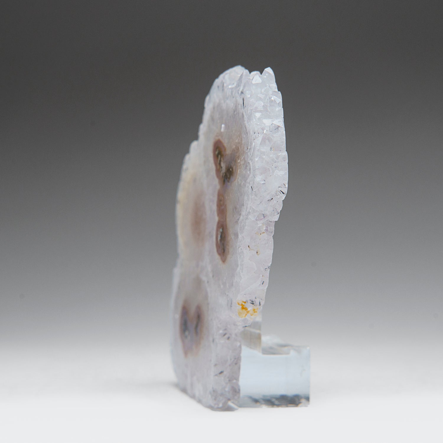 Quartz Stalactite Slice from Uruguay (199.1 grams)