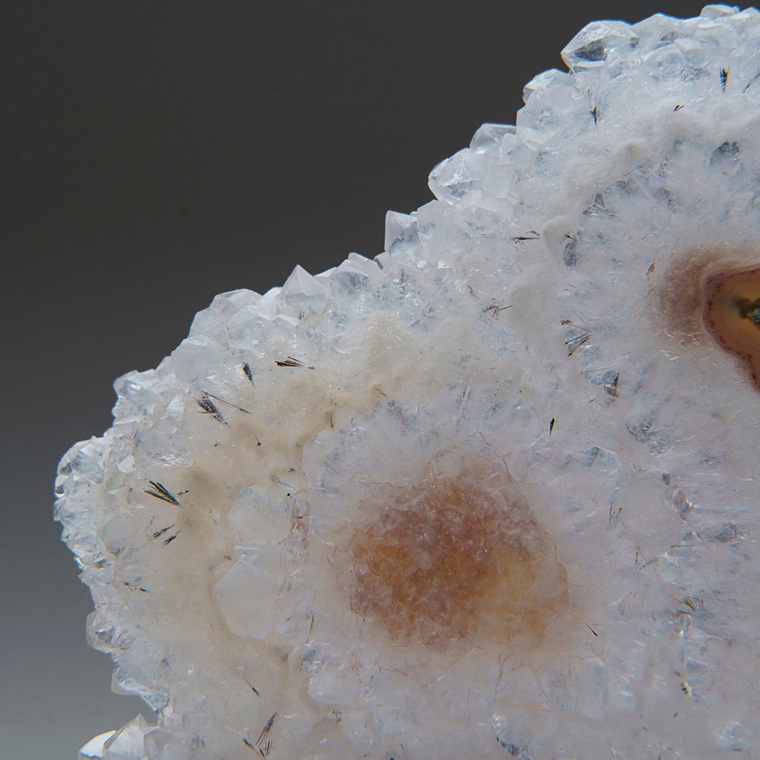 Quartz Stalactite Slice from Uruguay (199.1 grams)