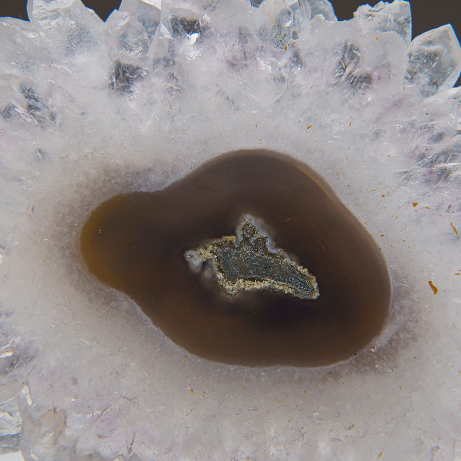 Quartz Stalactite Slice from Uruguay (271.8 grams)