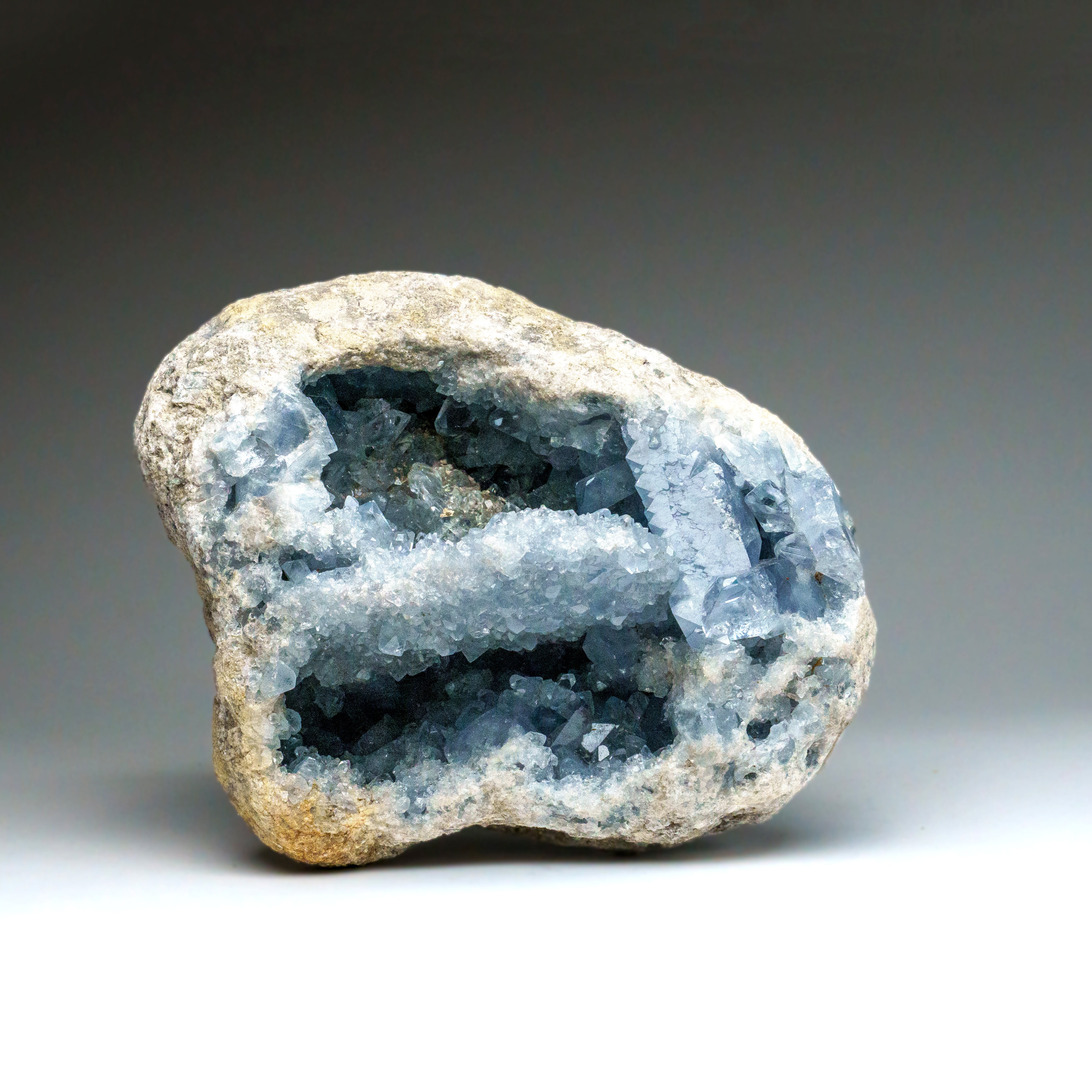 Blue Celestite Cluster From Sankoany, Ketsepy Mahajanga, Madagascar (14.5 lbs)