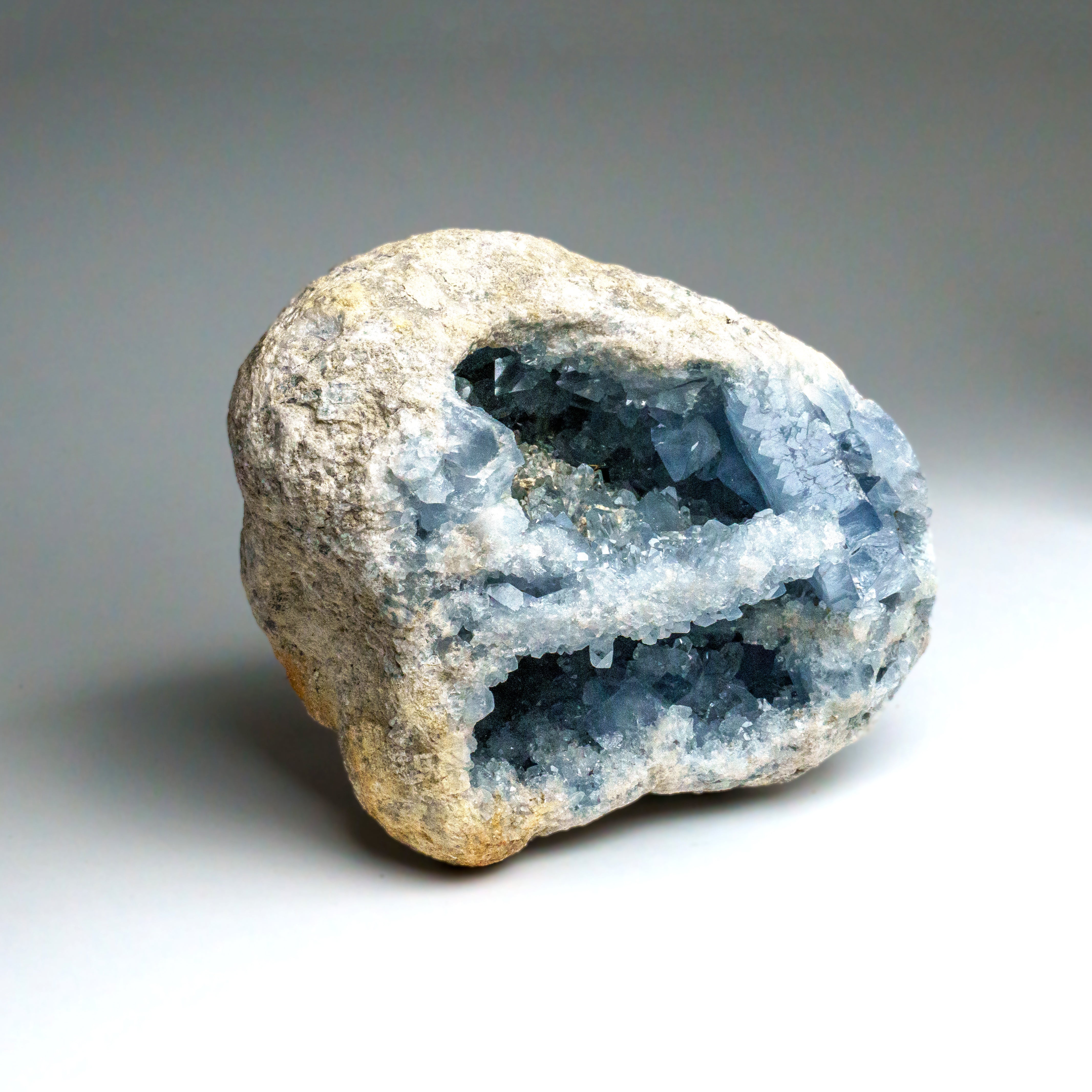 Blue Celestite Cluster From Sankoany, Ketsepy Mahajanga, Madagascar (14.5 lbs)