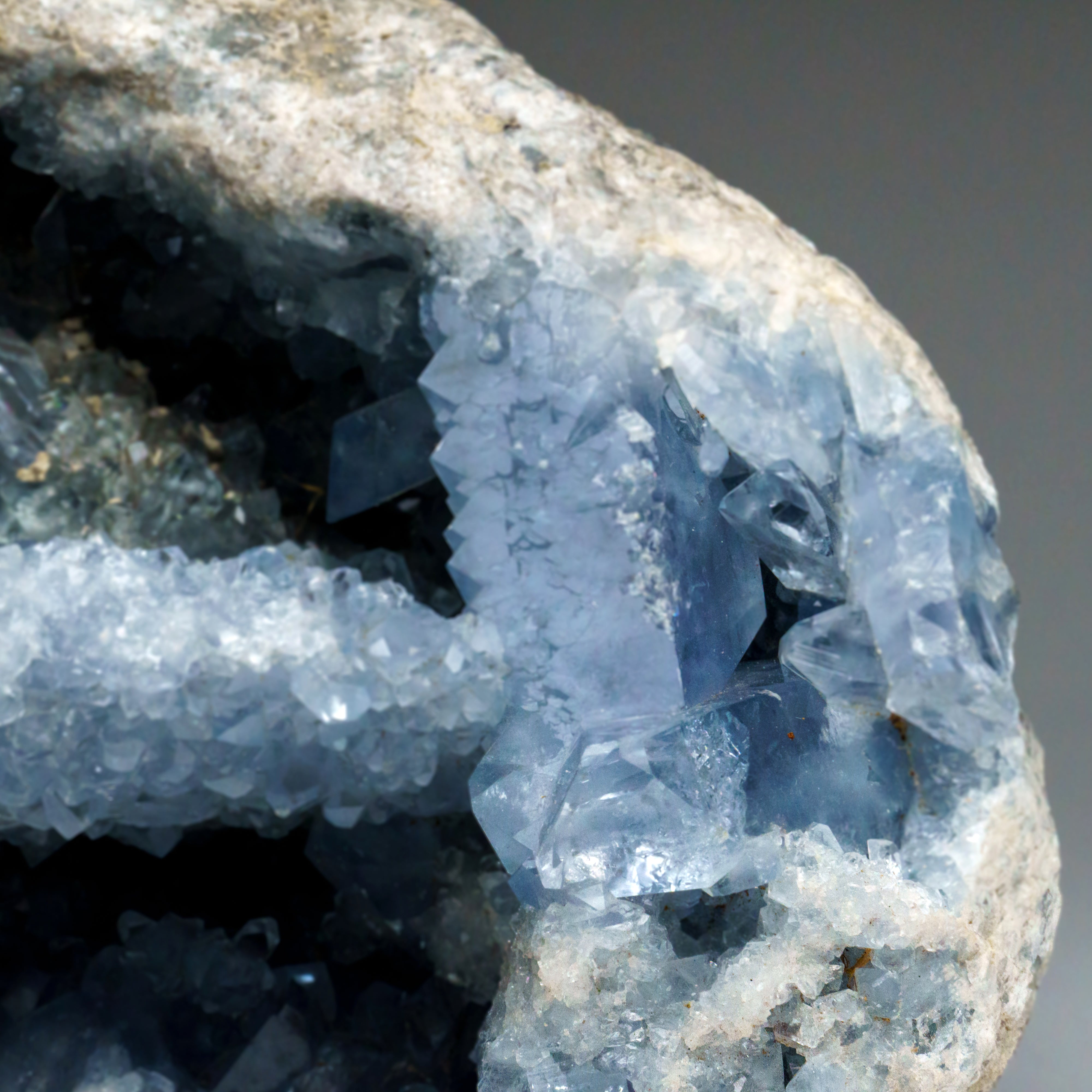 Blue Celestite Cluster From Sankoany, Ketsepy Mahajanga, Madagascar (14.5 lbs)