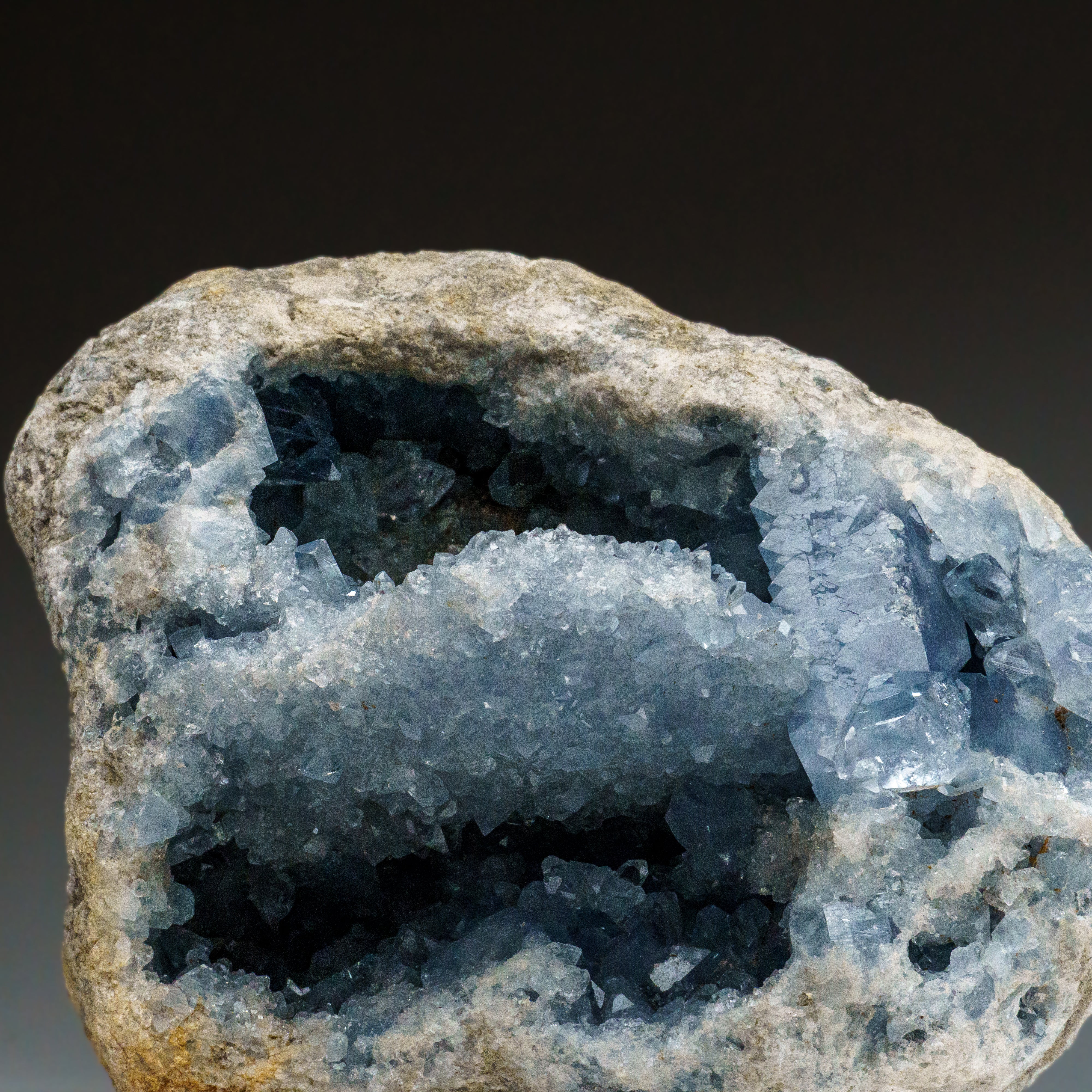 Blue Celestite Cluster From Sankoany, Ketsepy Mahajanga, Madagascar (14.5 lbs)