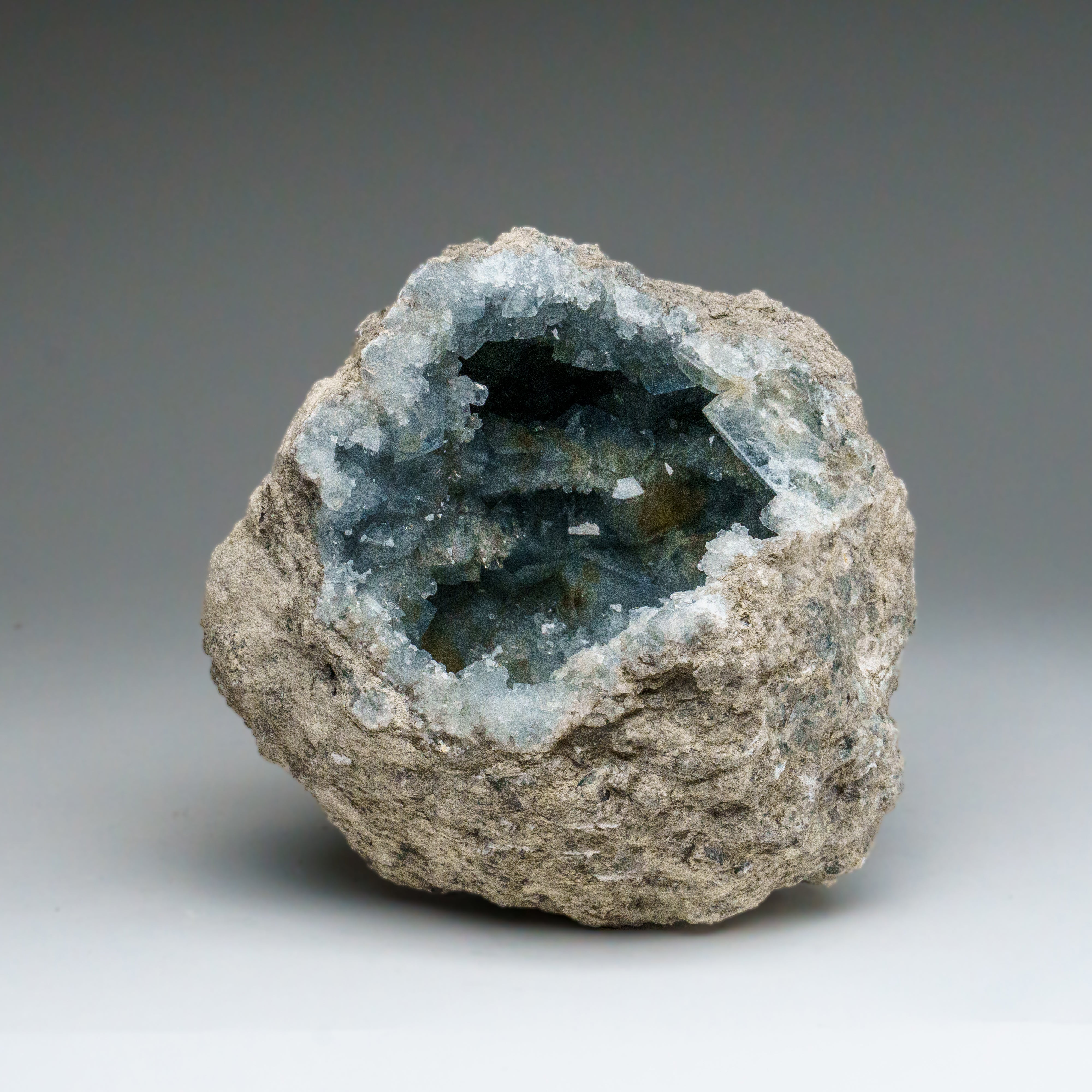 Blue Celestite Cluster From Sankoany, Ketsepy Mahajanga, Madagascar (5.5 lbs)
