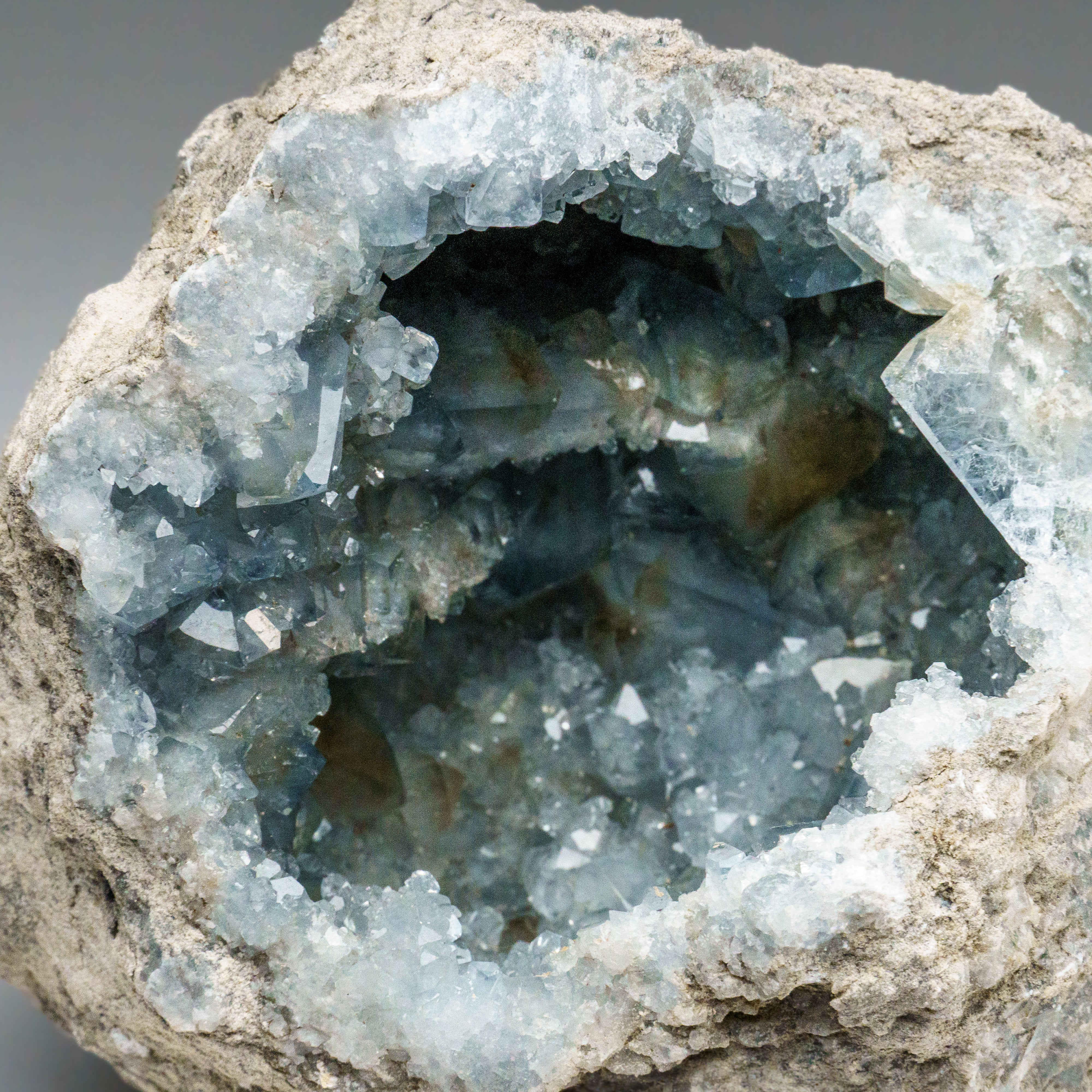 Blue Celestite Cluster From Sankoany, Ketsepy Mahajanga, Madagascar (5.5 lbs)