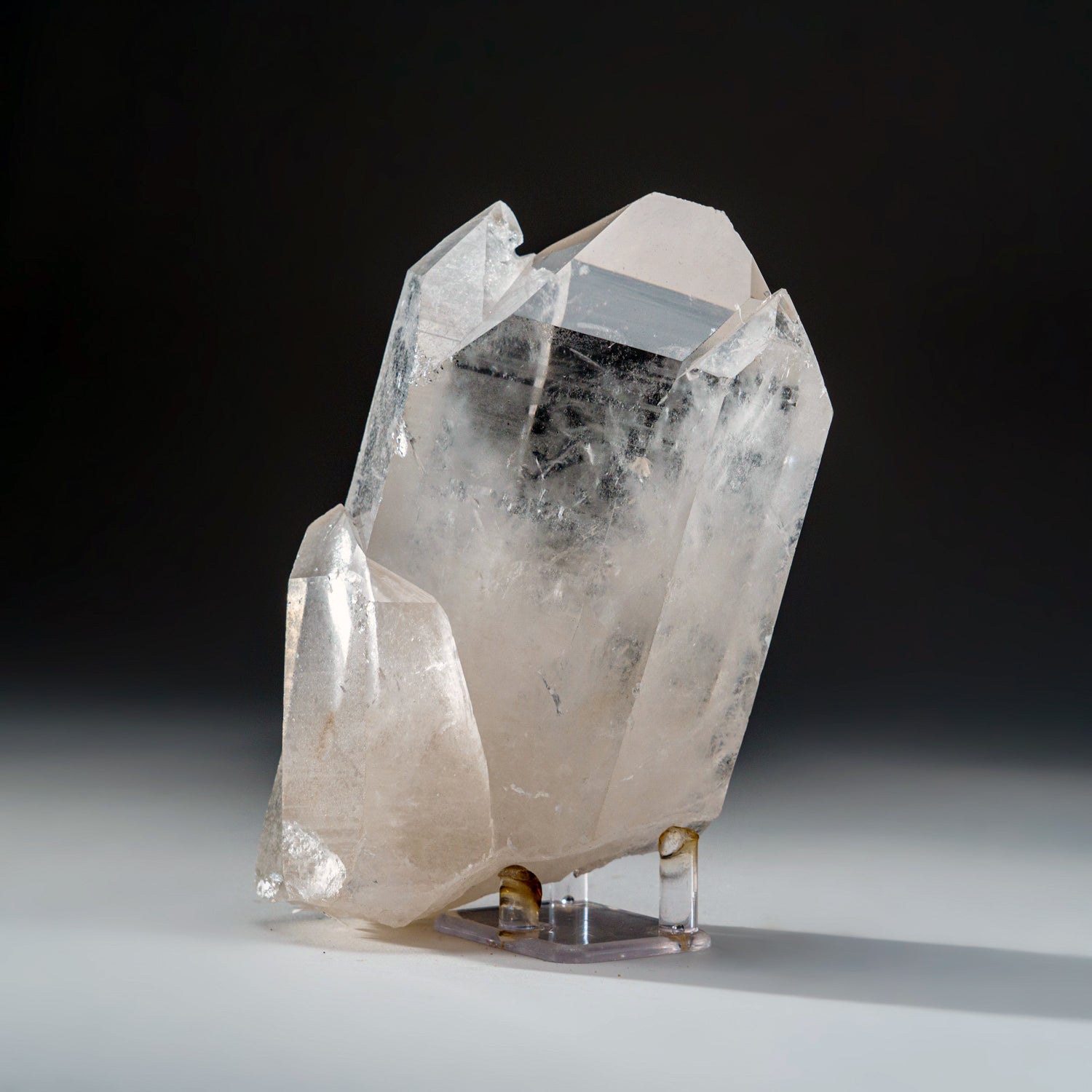 Genuine Clear Quartz Crystal Cluster Point from Brazil (2.5 lbs)