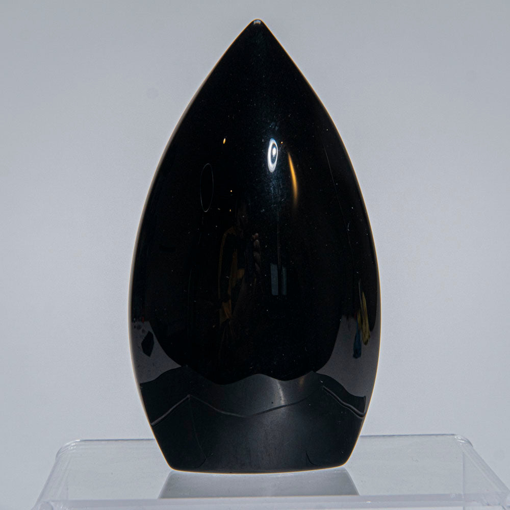 Genuine Polished Rainbow Obsidian 4" Freeform