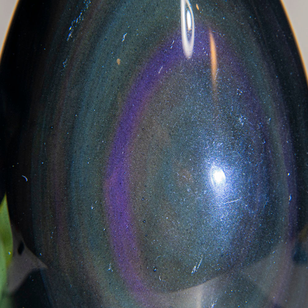 Genuine Polished Rainbow Obsidian 4" Freeform