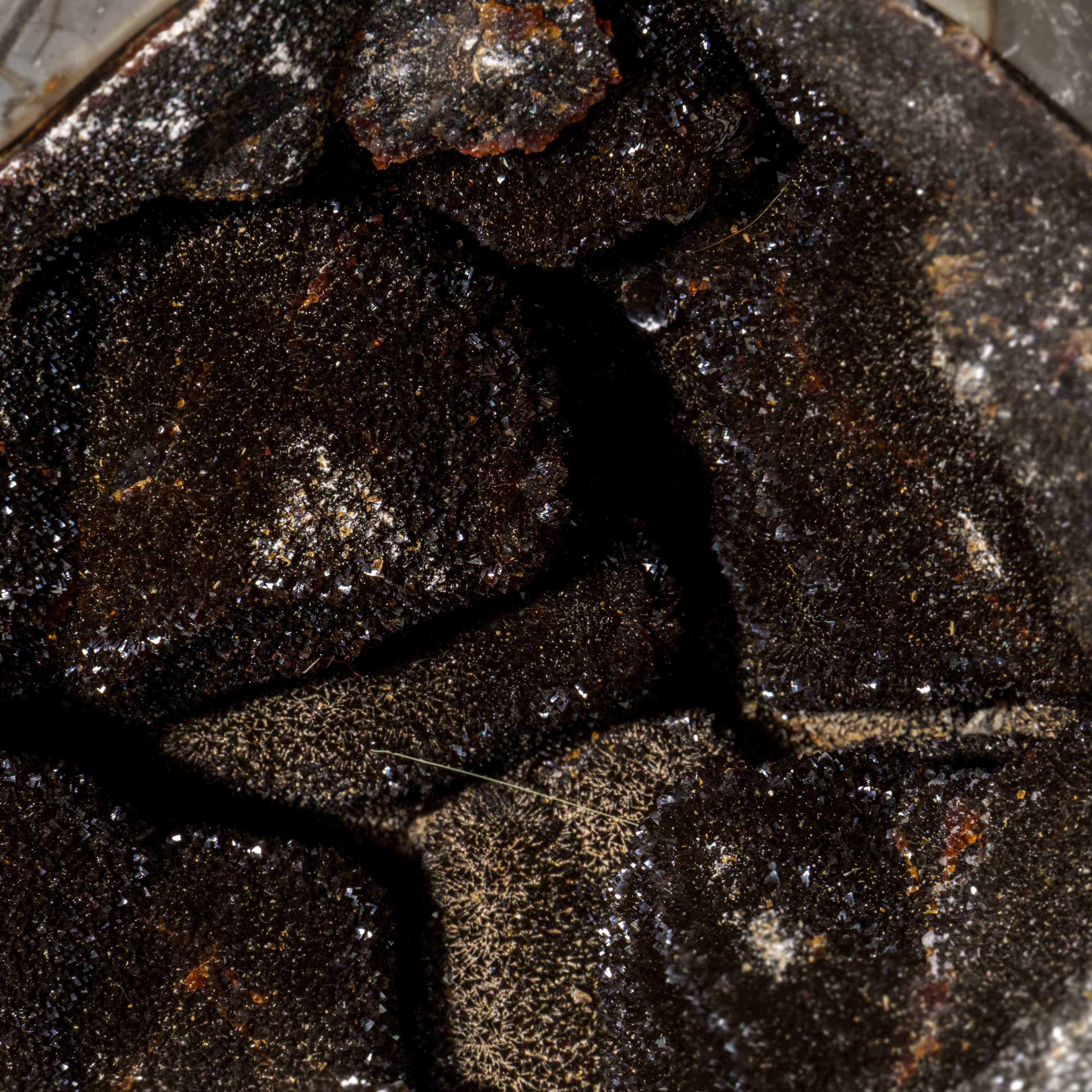 Polished Septarian Druzy Geode Egg from Madagascar (18.5 lbs)