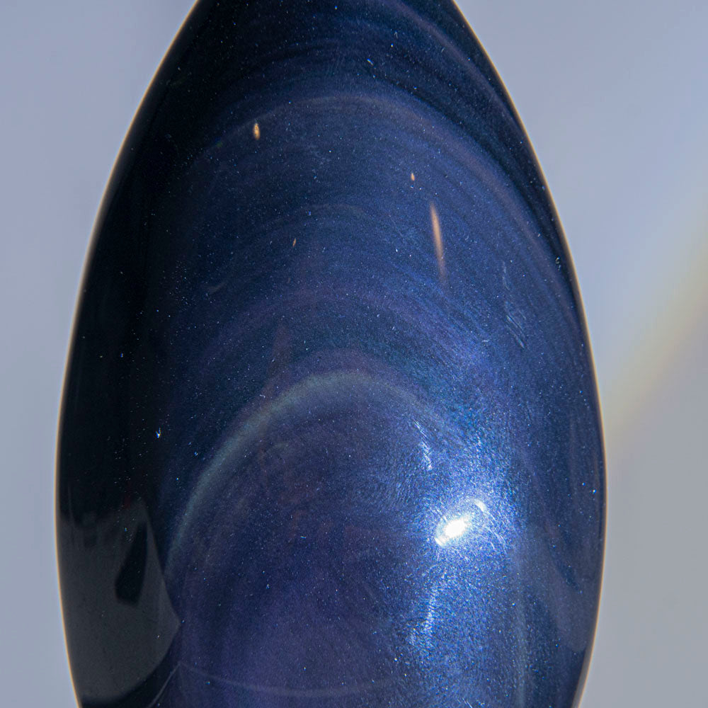 Genuine Polished Rainbow Obsidian 4" Freeform