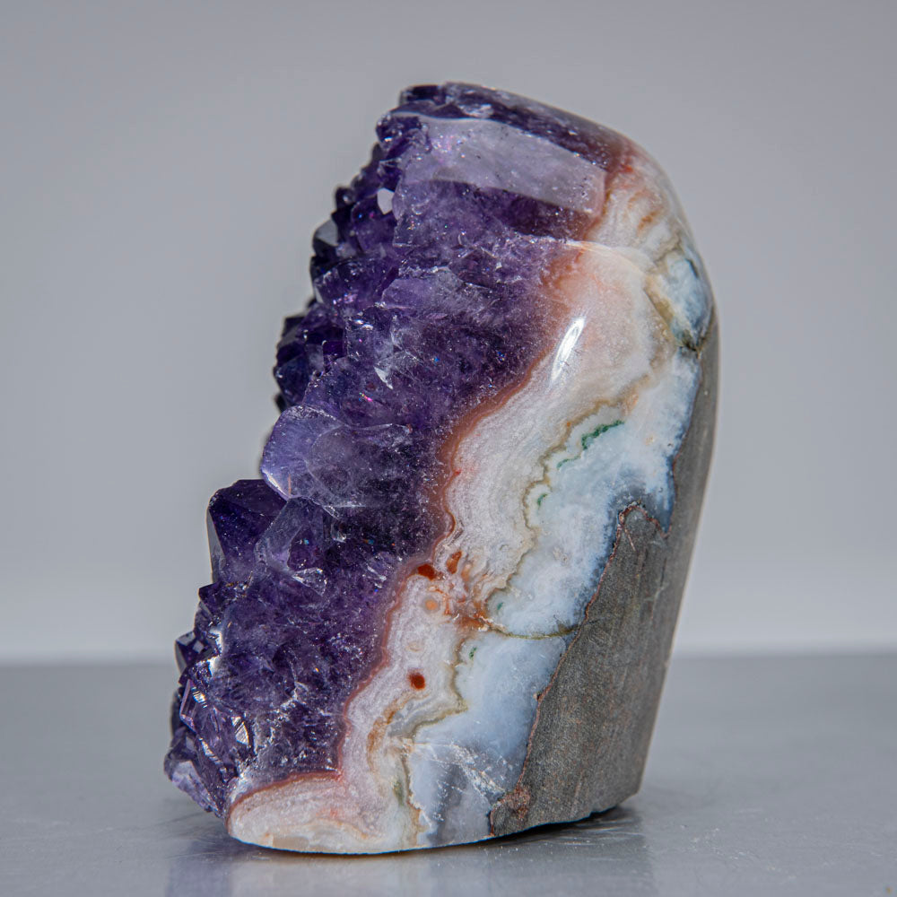 Genuine Amethyst Crystal Cluster from Brazil (358 grams)