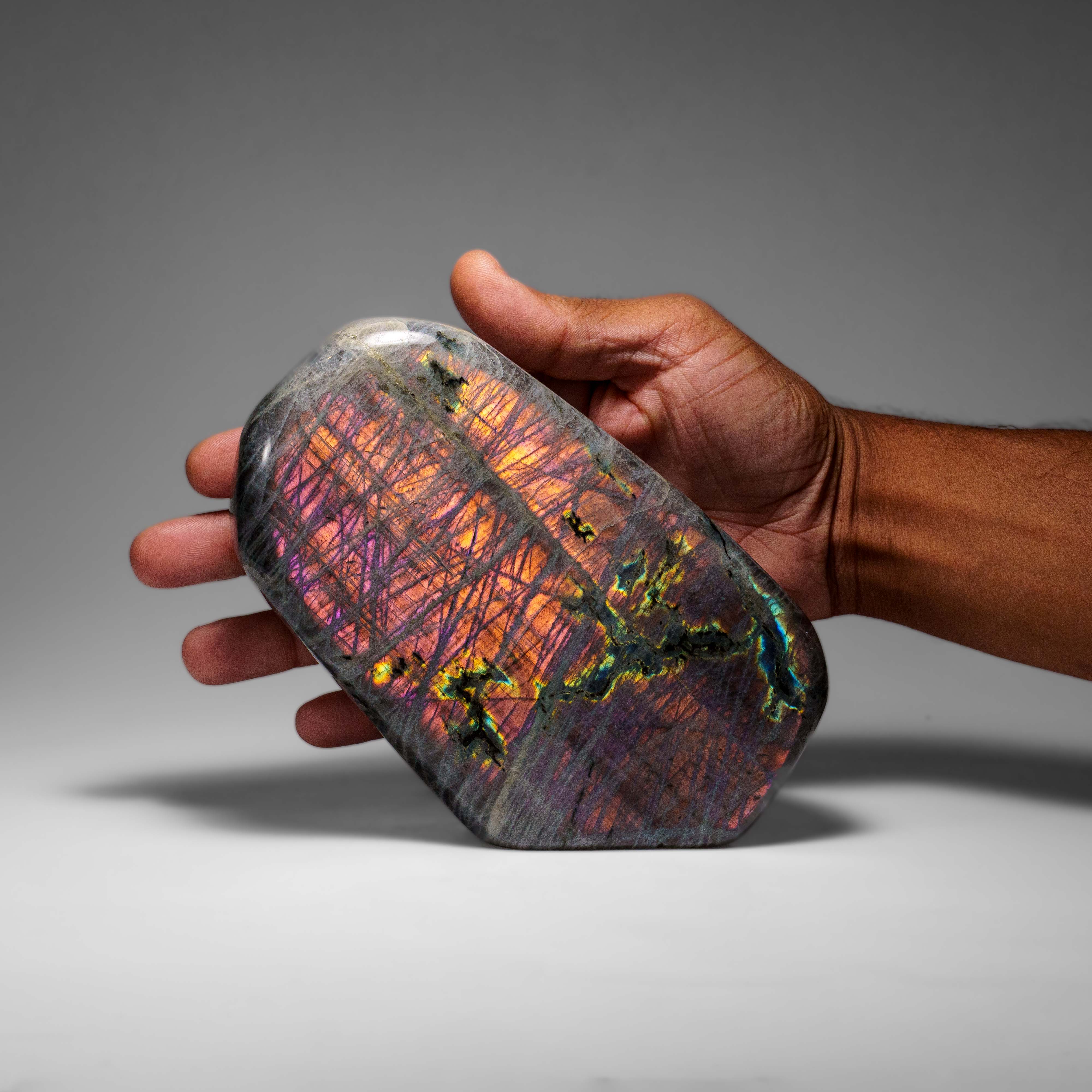 Polished Labradorite Freeform from Madagascar (3.4 lbs)