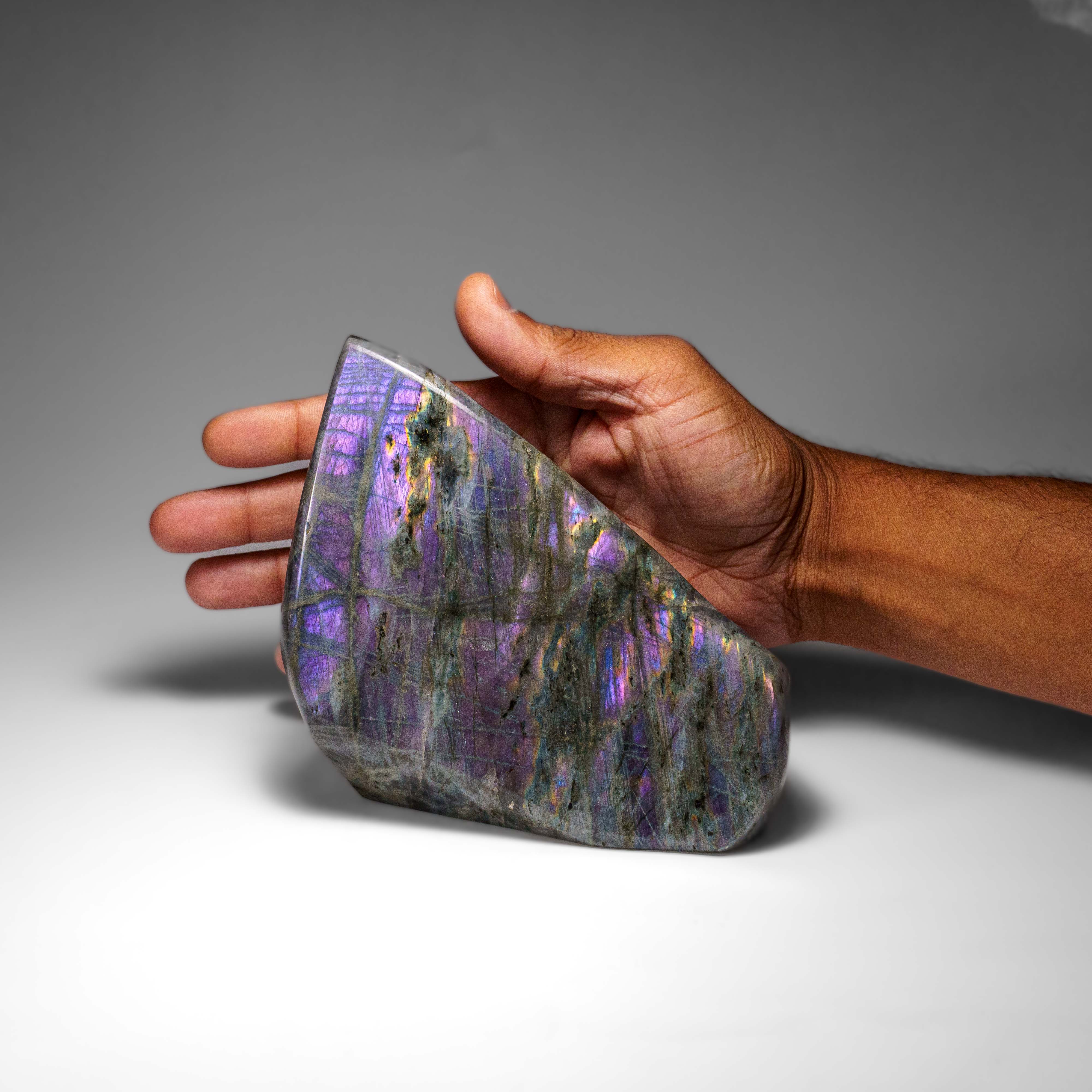 Polished Labradorite Freeform from Madagascar (3.9 lbs)