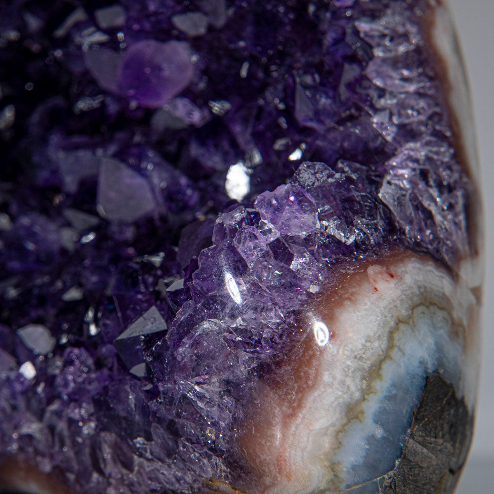 Genuine Amethyst Crystal Cluster from Brazil (1.7 lbs)